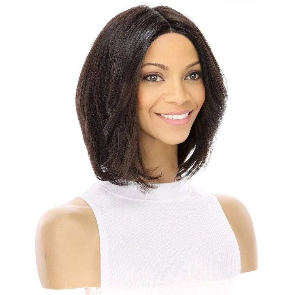 12" Luxe Pixie Silk Top Wig #1B Black