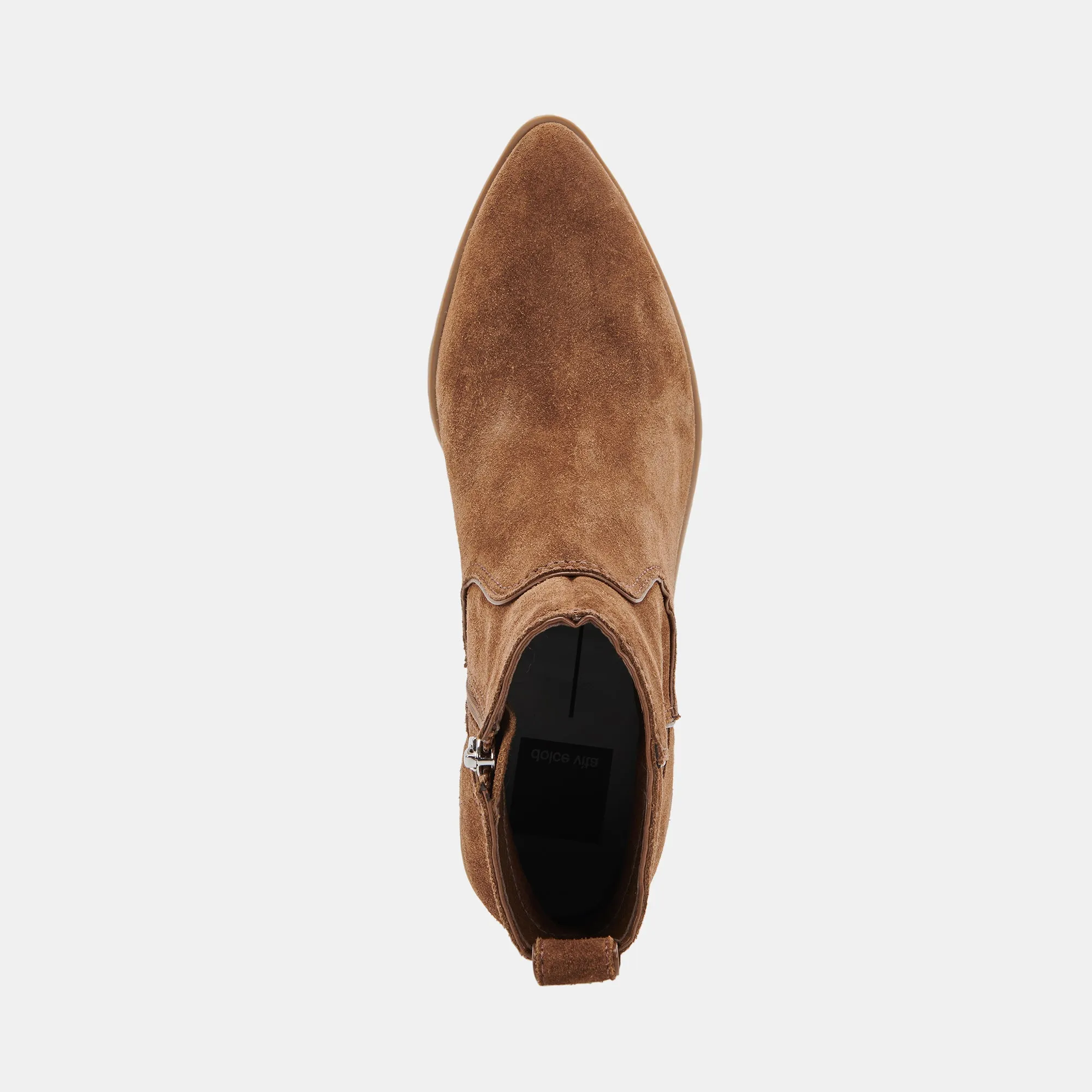 ABLE BOOTIES DK BROWN SUEDE