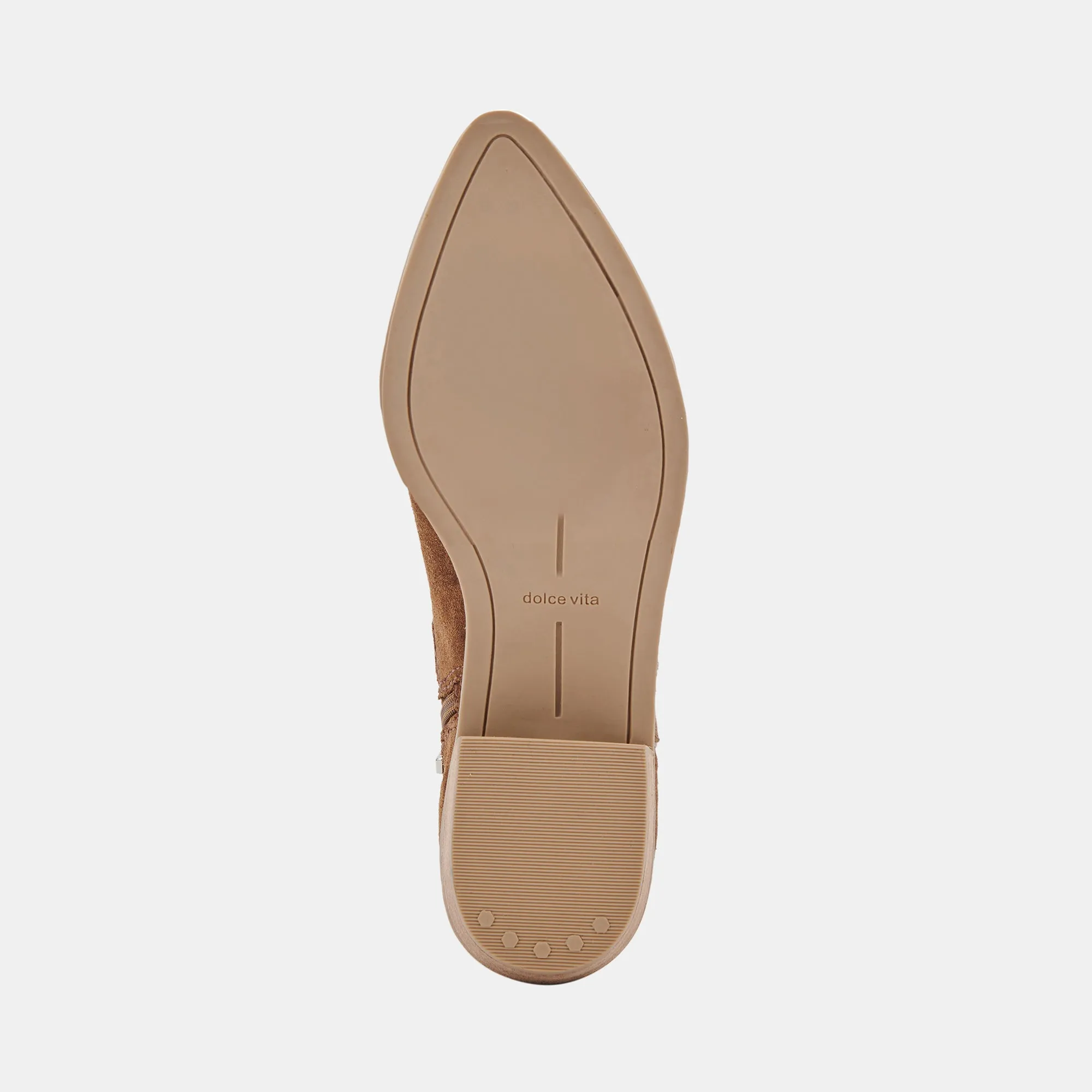 ABLE BOOTIES DK BROWN SUEDE
