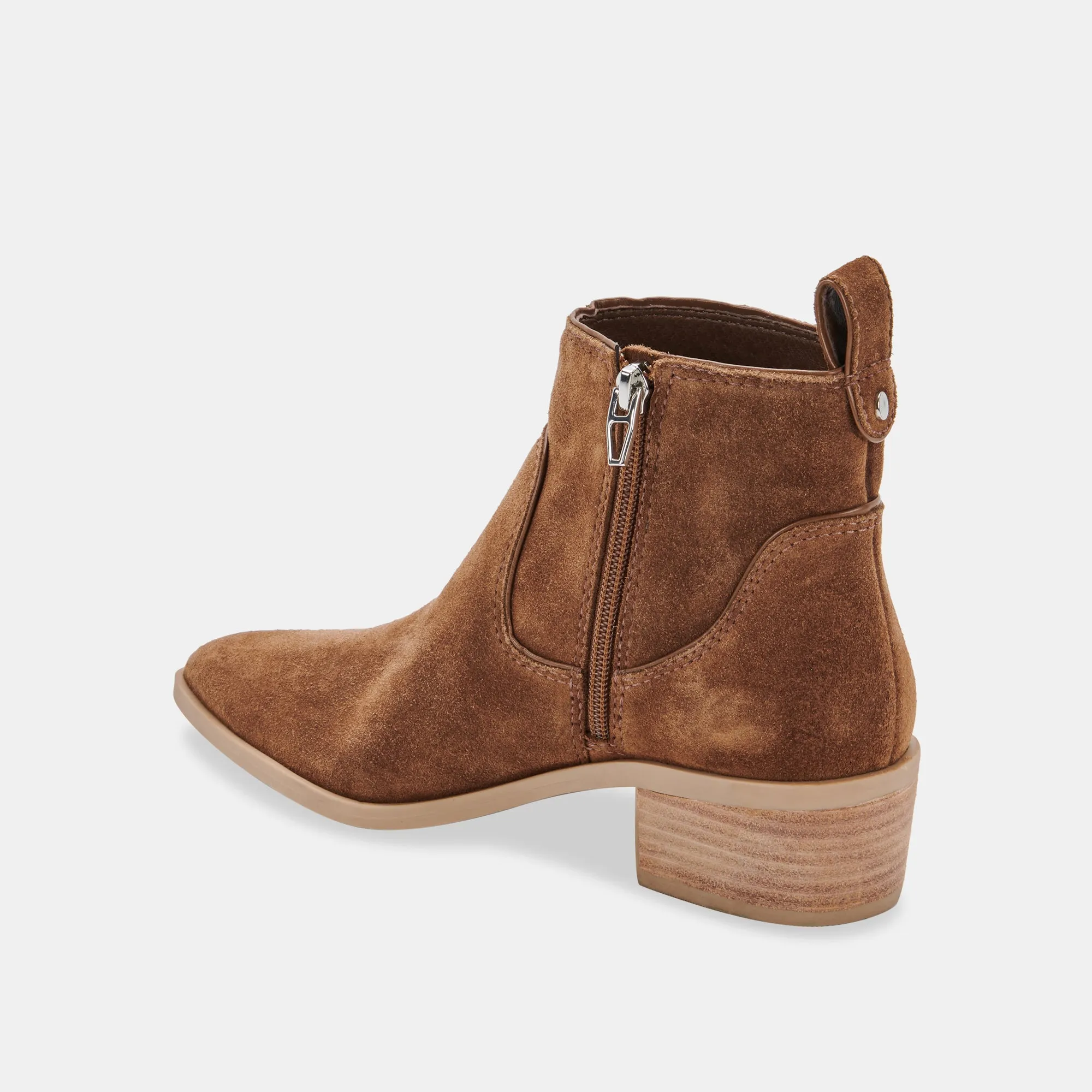 ABLE BOOTIES DK BROWN SUEDE