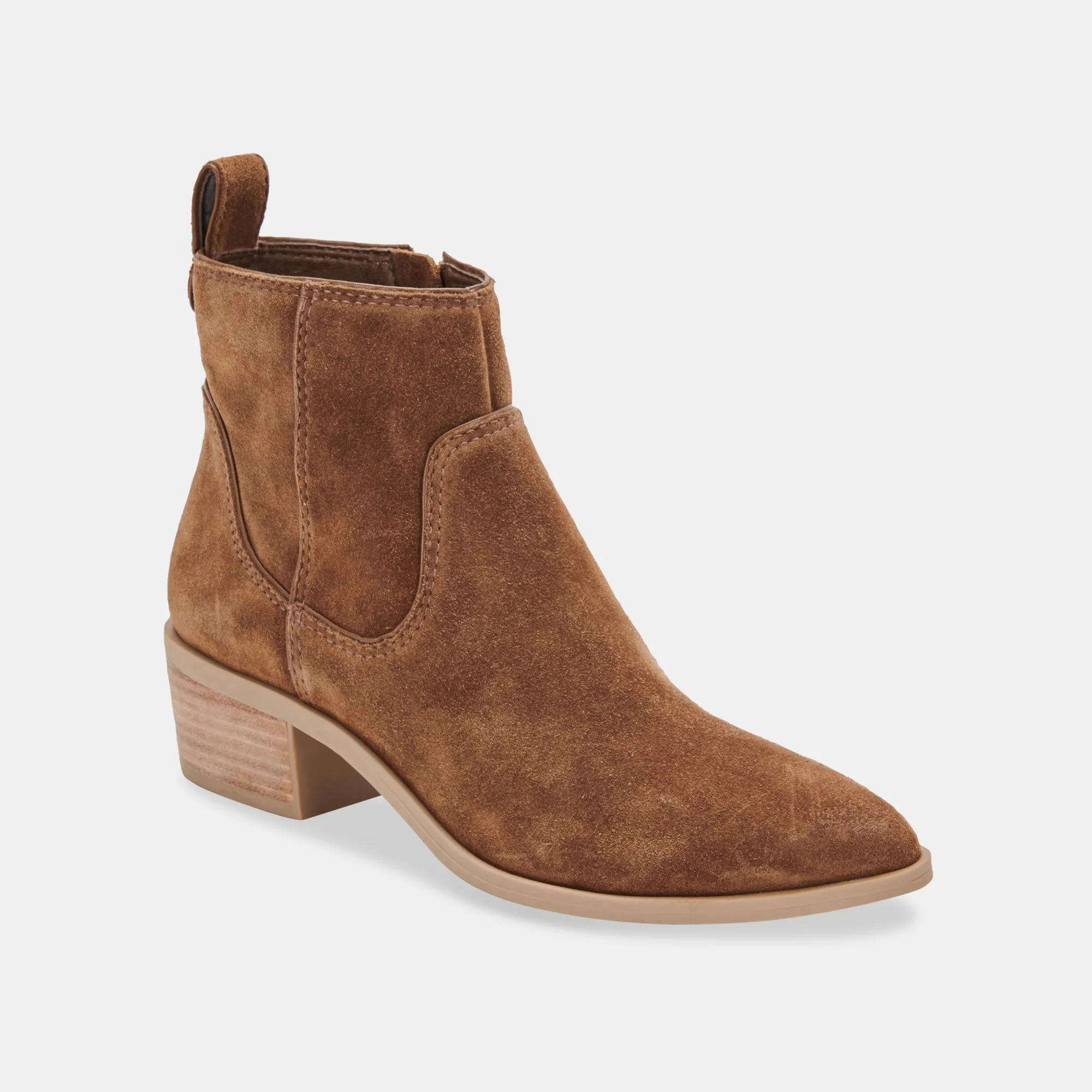 ABLE BOOTIES DK BROWN SUEDE