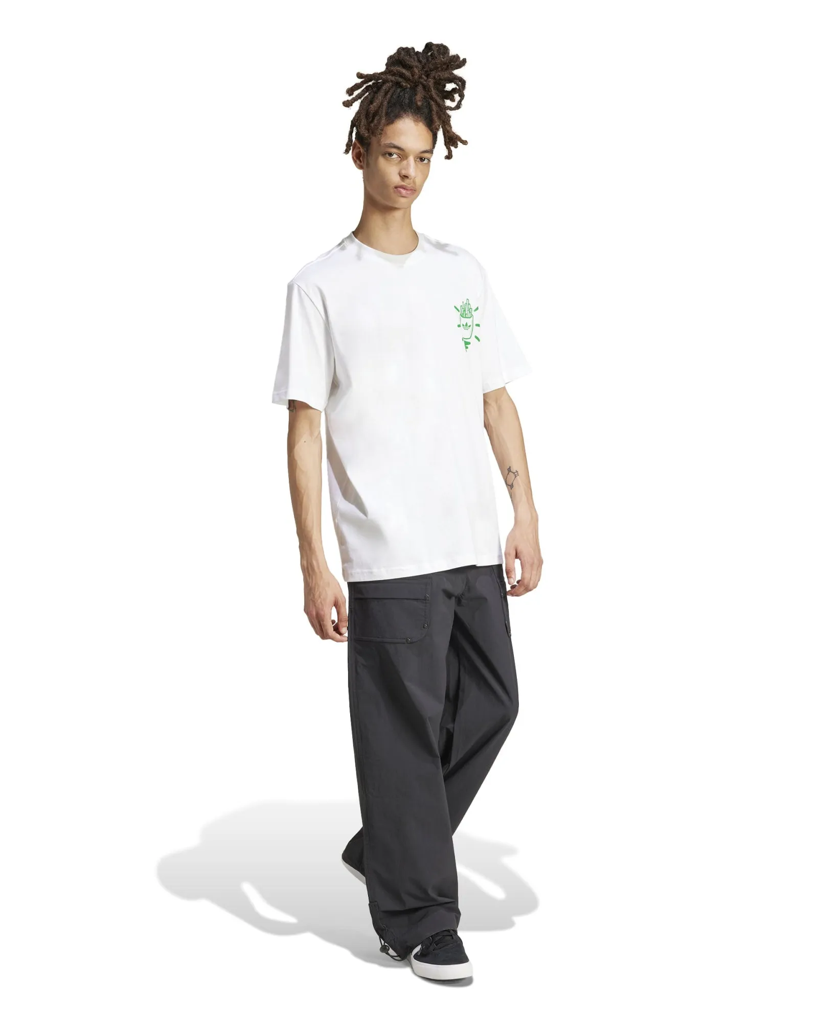 Adidas Q12 Street Burger Tee - White
