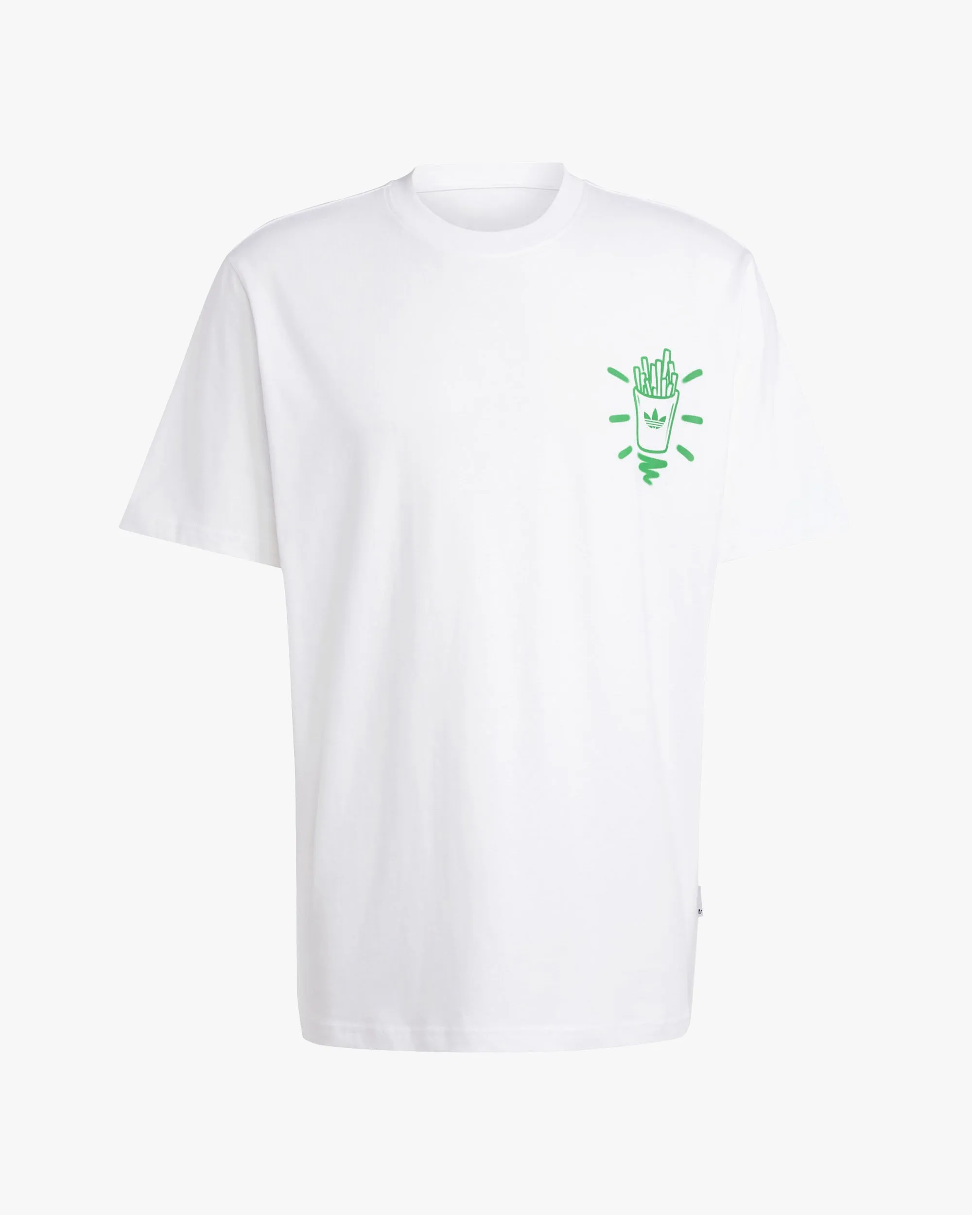 Adidas Q12 Street Burger Tee - White