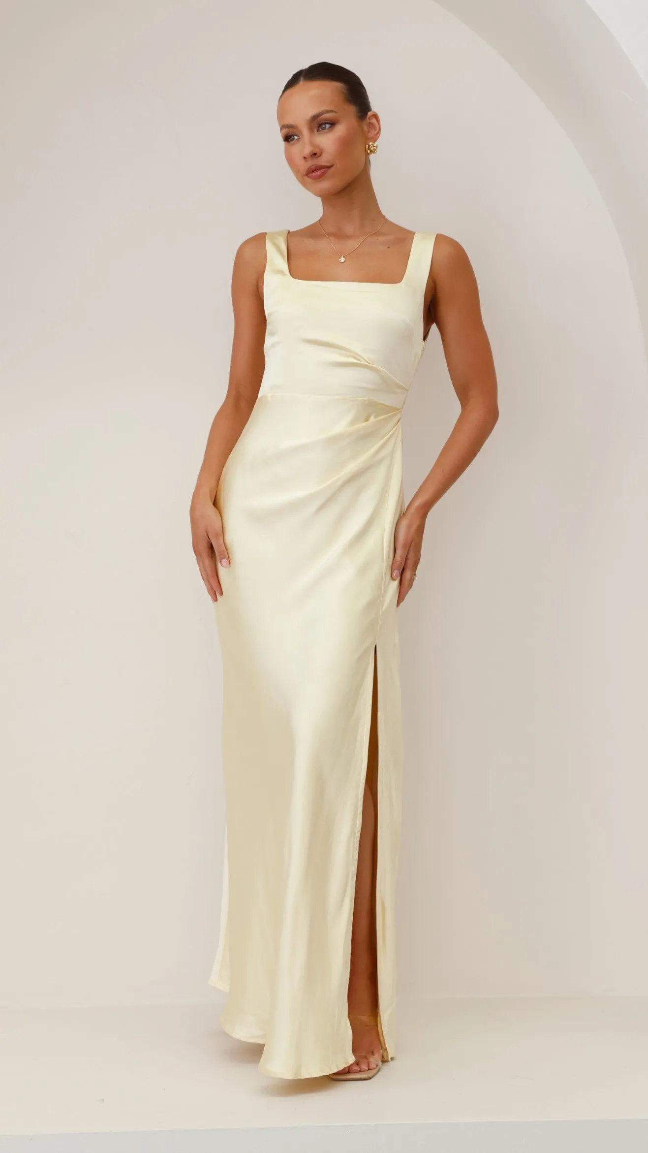 Alaria Maxi Dress - Yellow