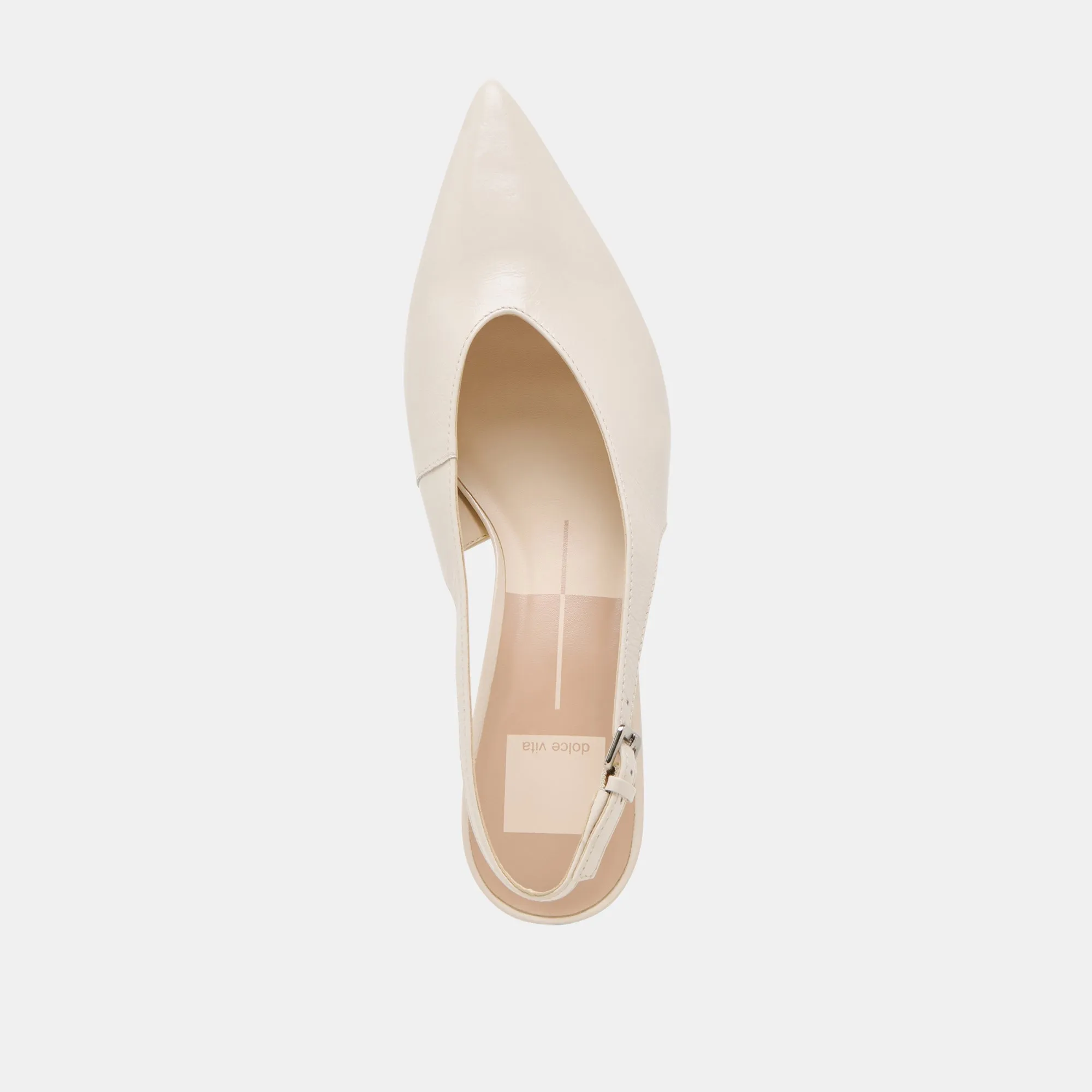 ALENNA HEELS BONE CRINKLE PATENT