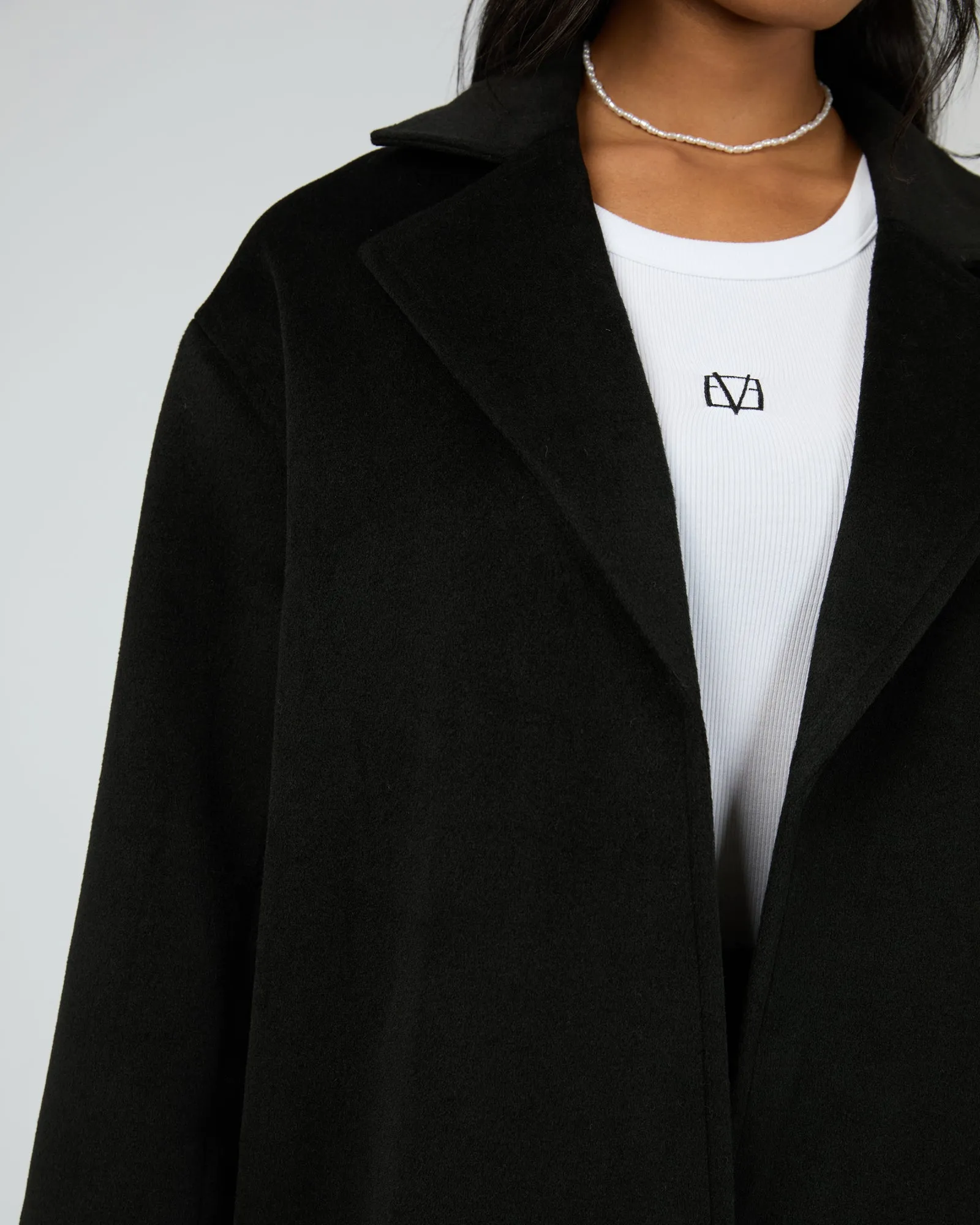 All About Eve Luxe Basic Coat Black