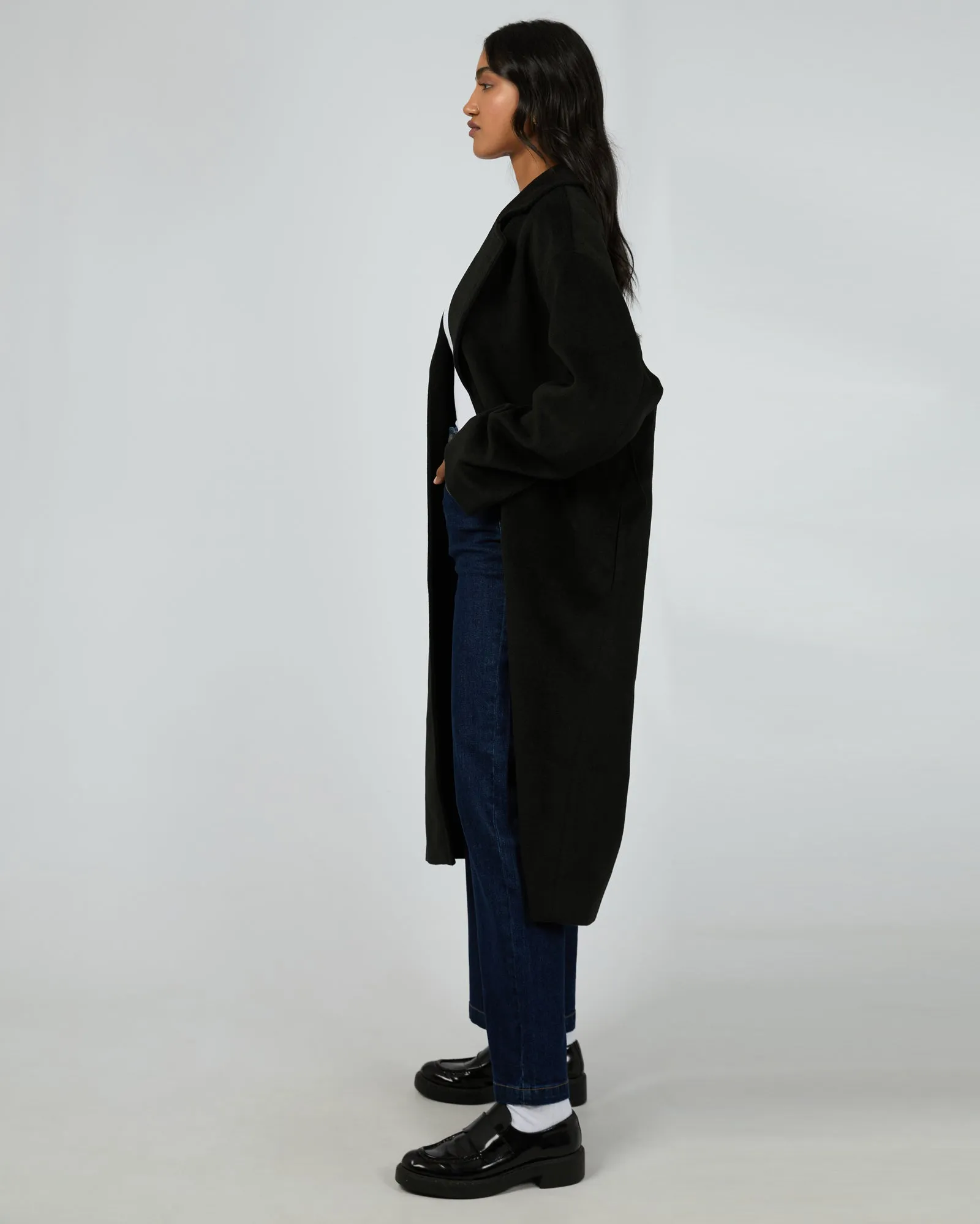 All About Eve Luxe Basic Coat Black