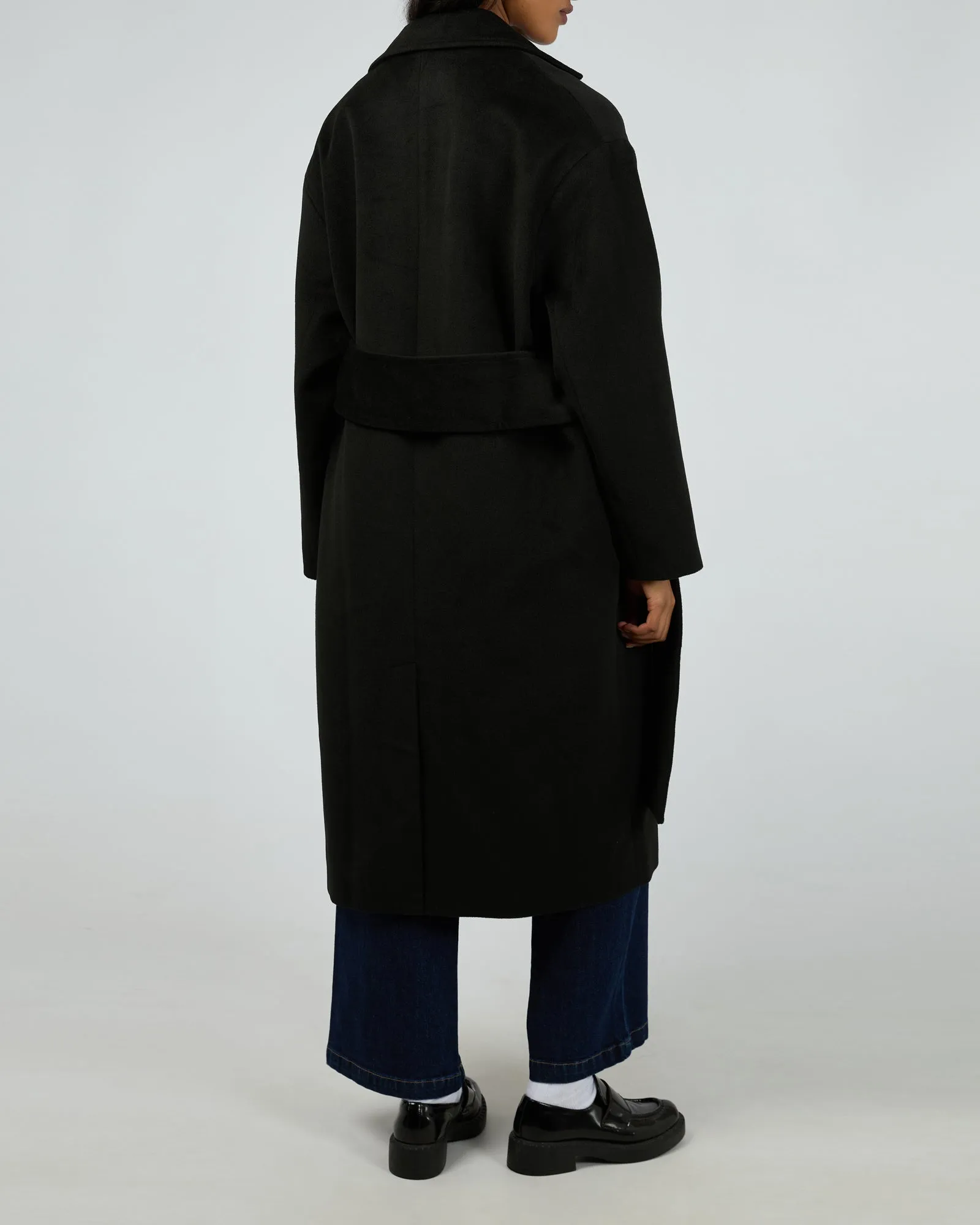 All About Eve Luxe Basic Coat Black