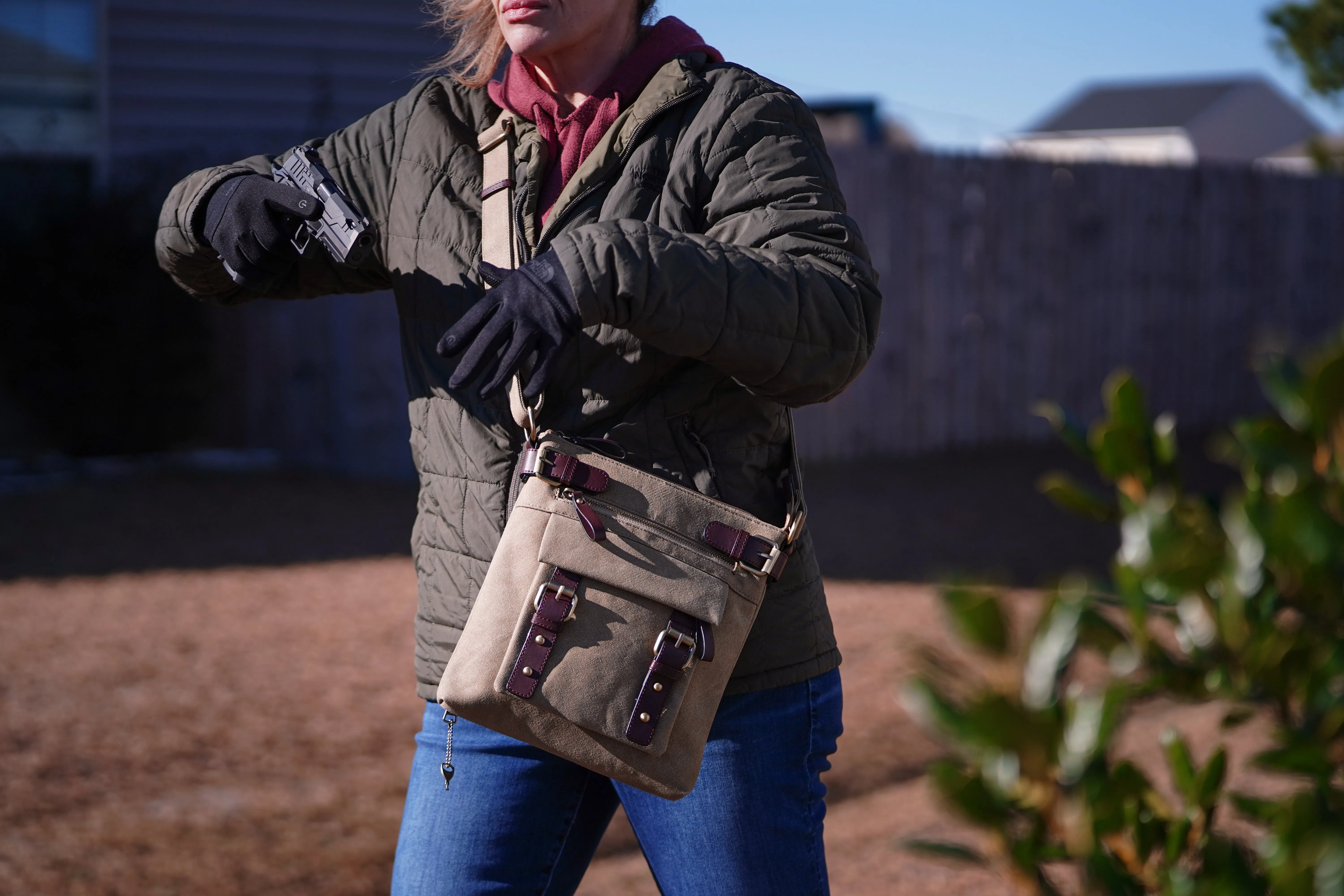 Bailey Concealed Carry Canvas Crossbody