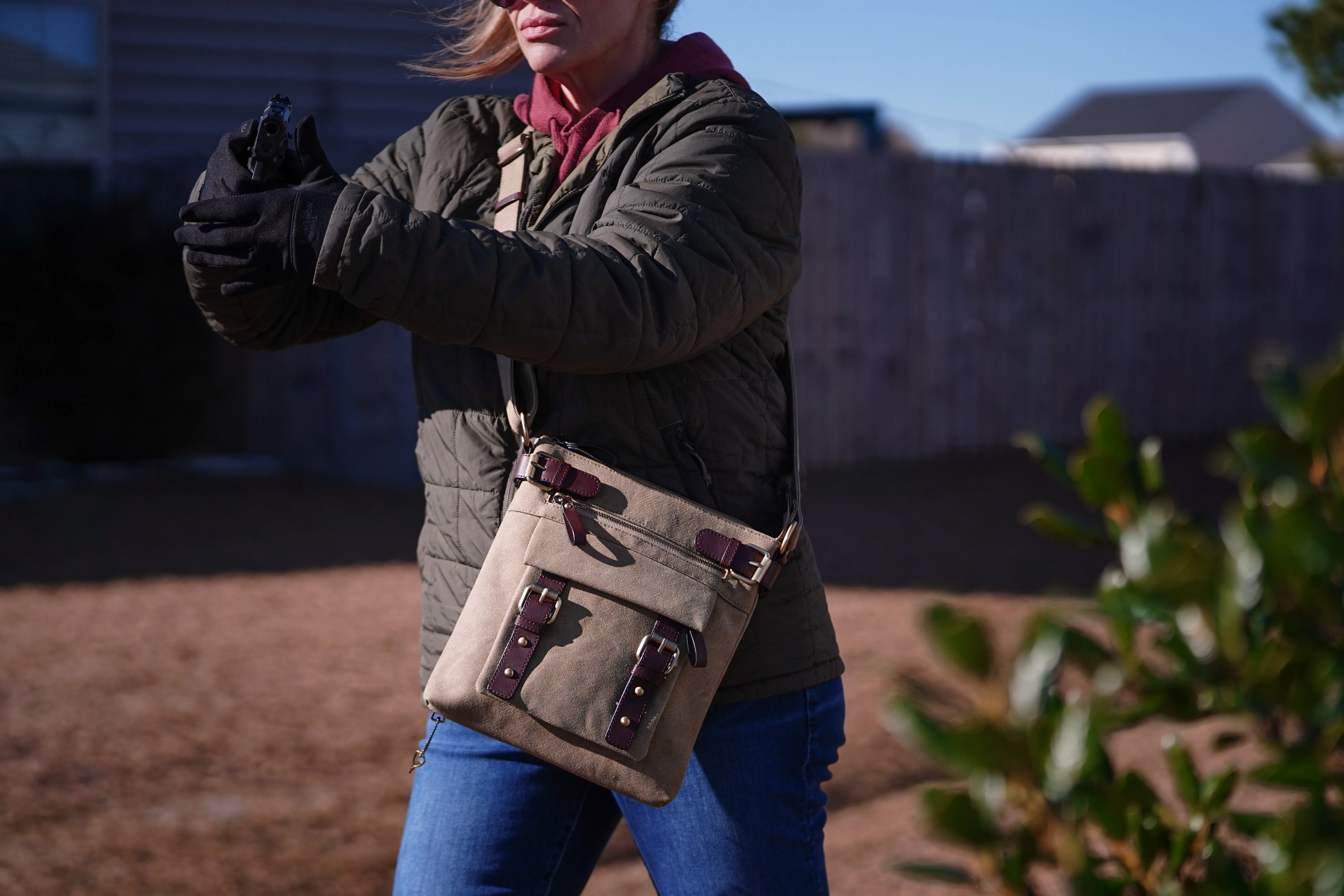 Bailey Concealed Carry Canvas Crossbody