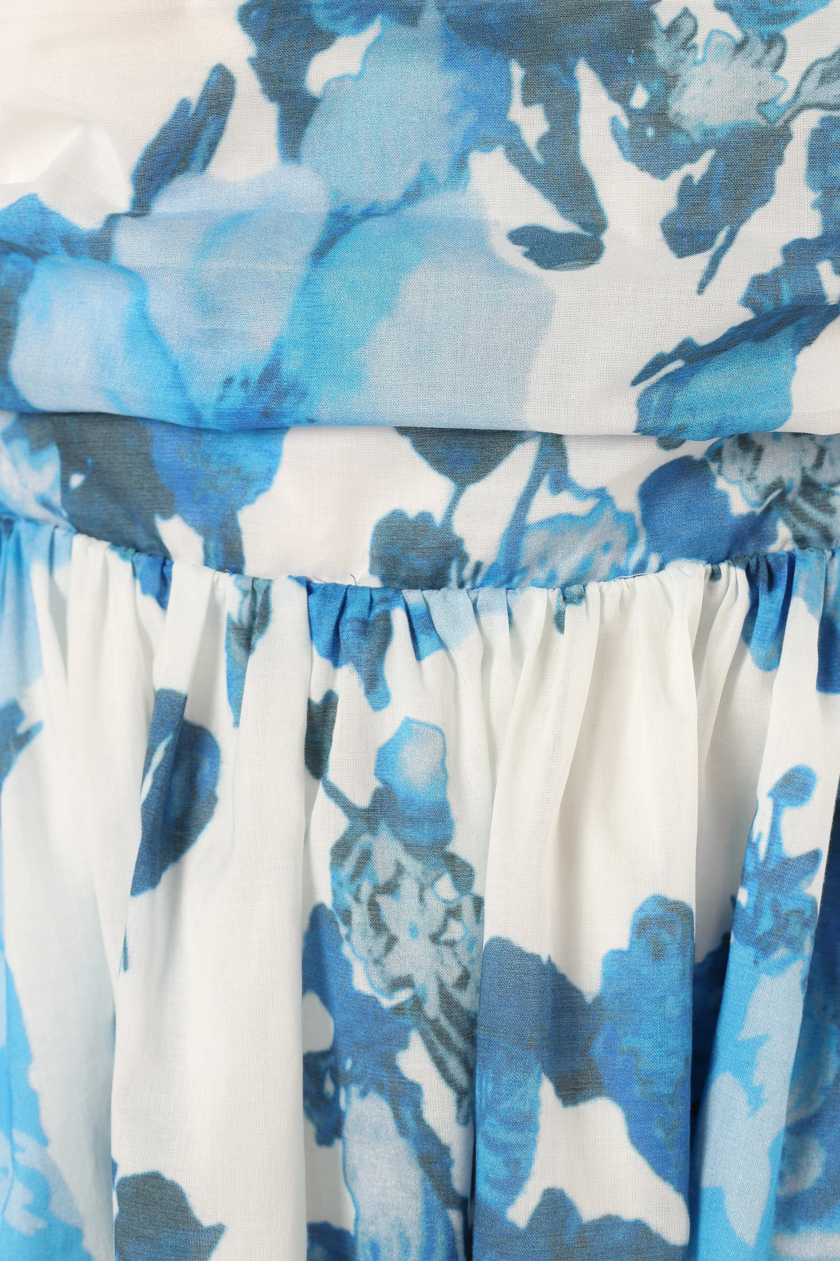 Betsey Mini Dress - Blue Floral