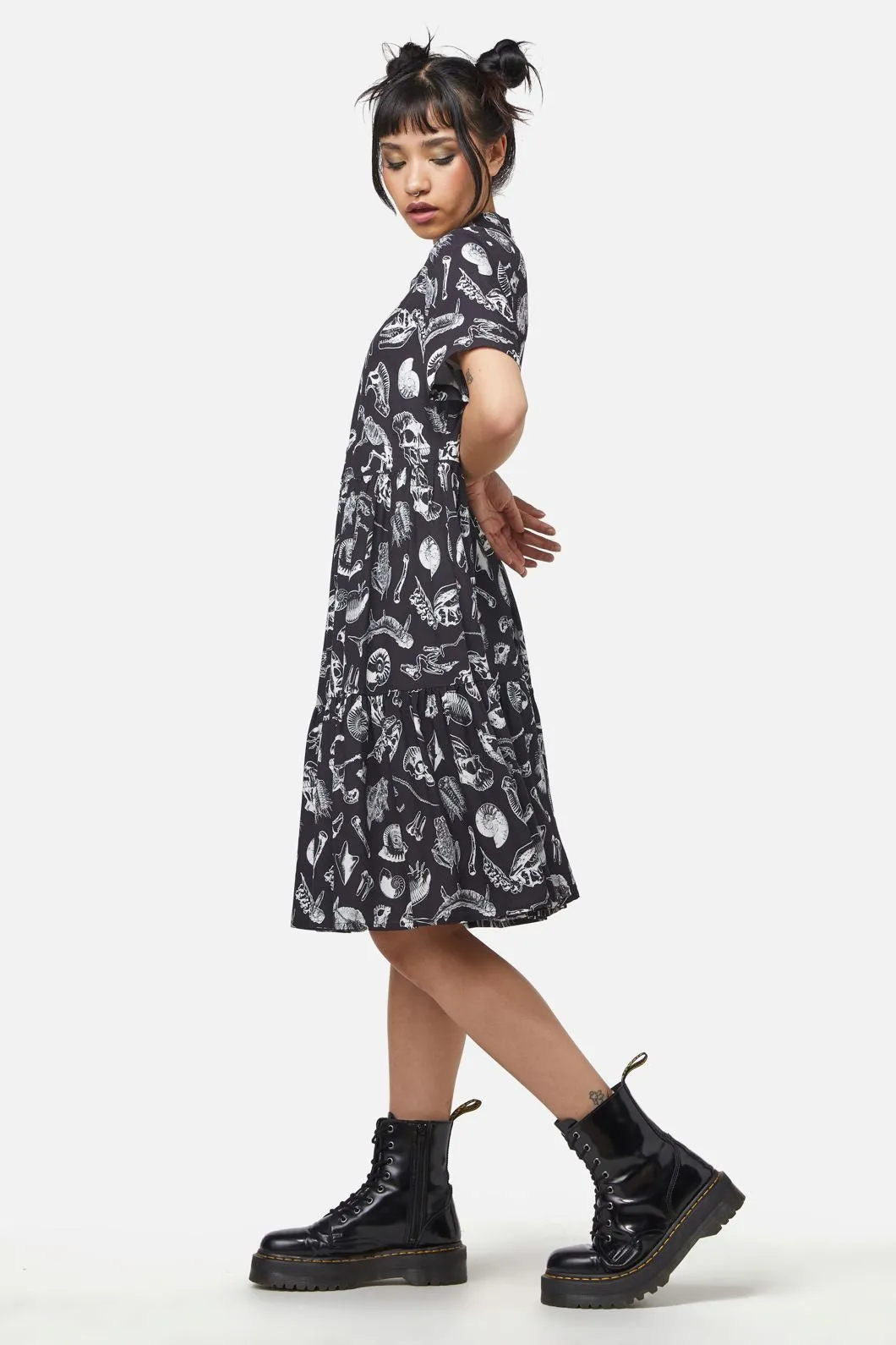 Body Fossils Printed Dress