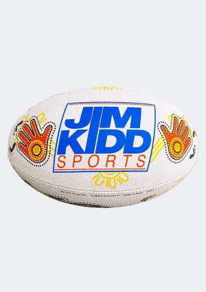 Burley Jim Kidd Sports Indigenous Rugby Ball