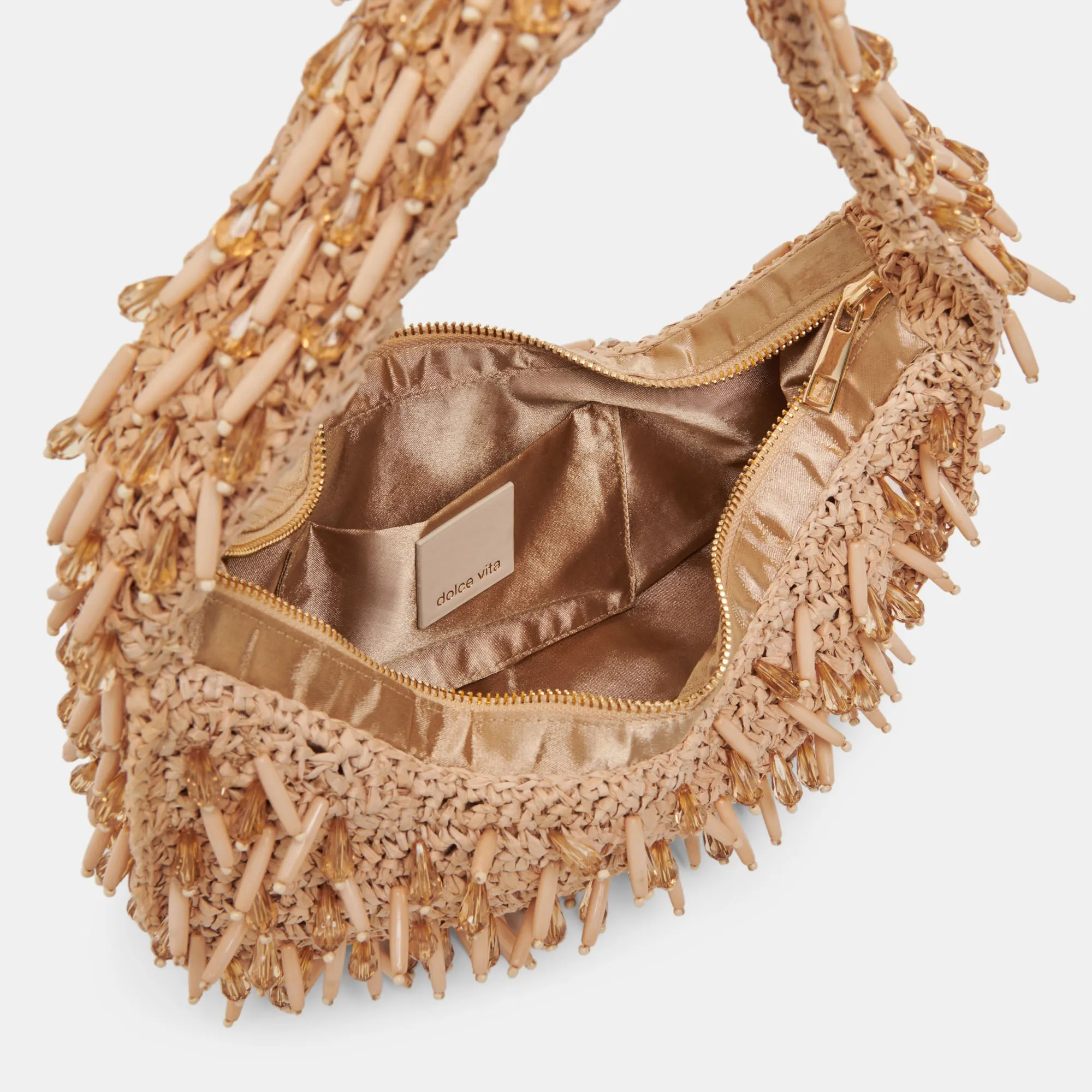 CAICOS SHOULDER BAG NATURAL RAFFIA