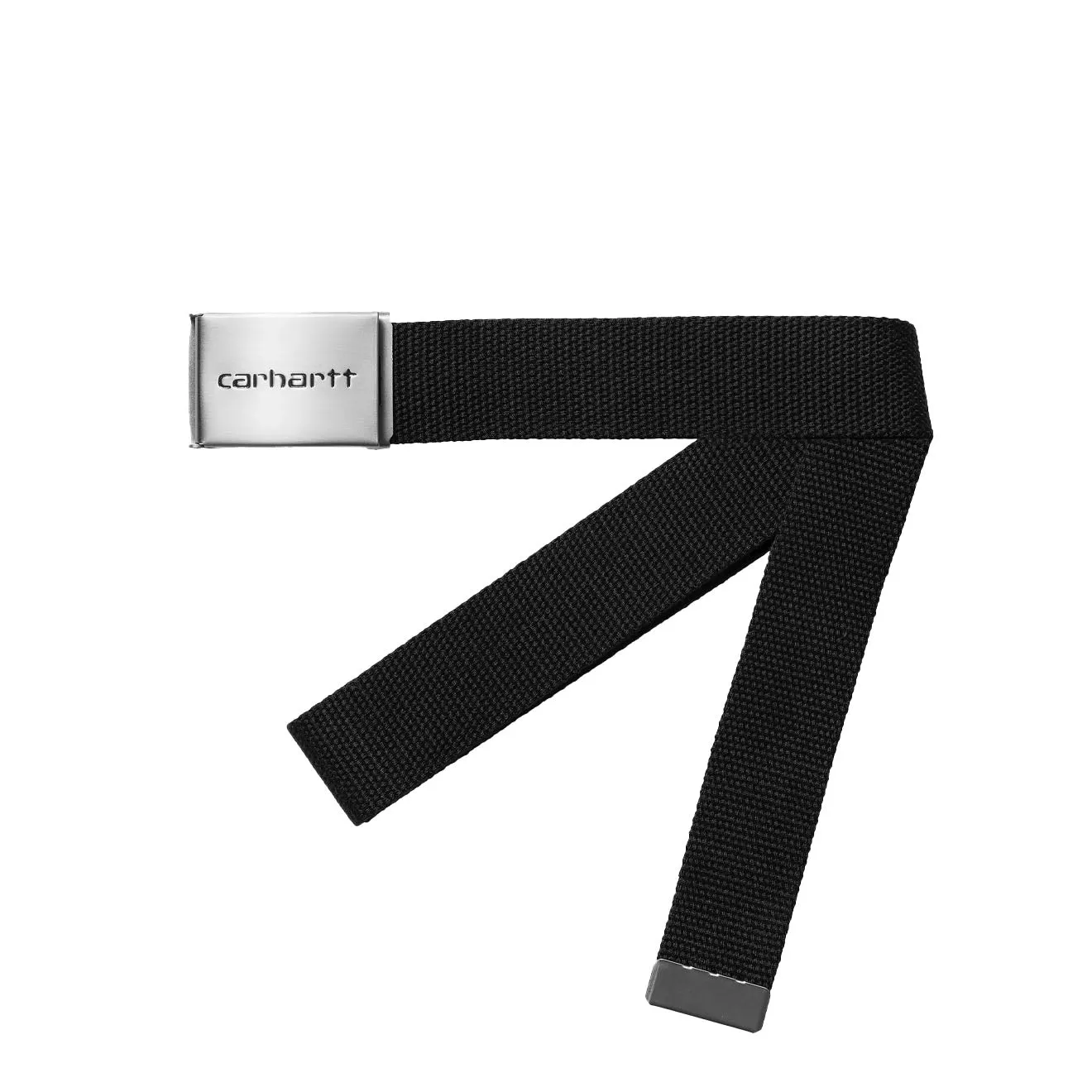 Carhartt WIP Clip Belt Chrome Black