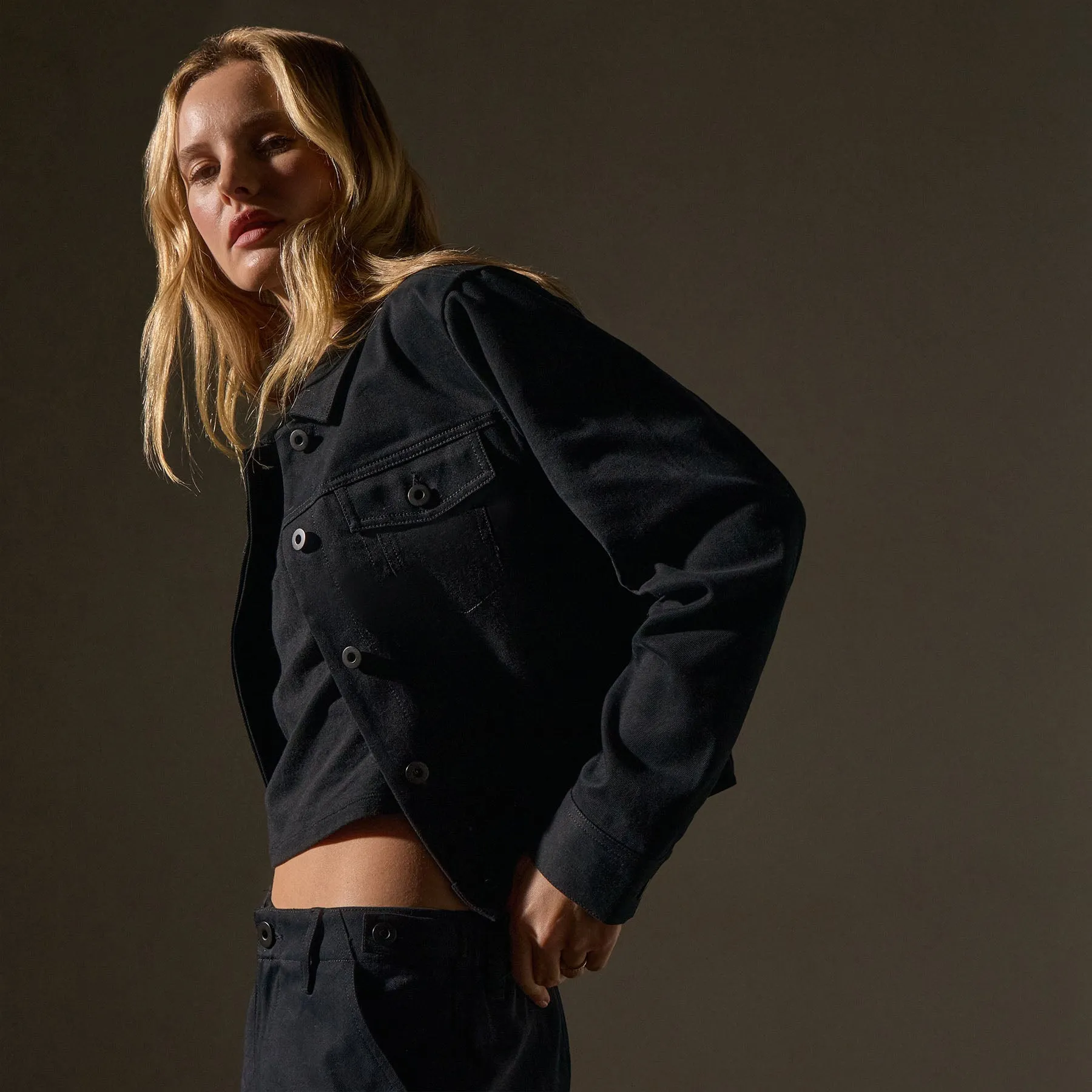 Cashmere Touch Jacket - Black