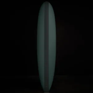 Classic Longboard 7'10 - Matte Green & Tonal Stripe