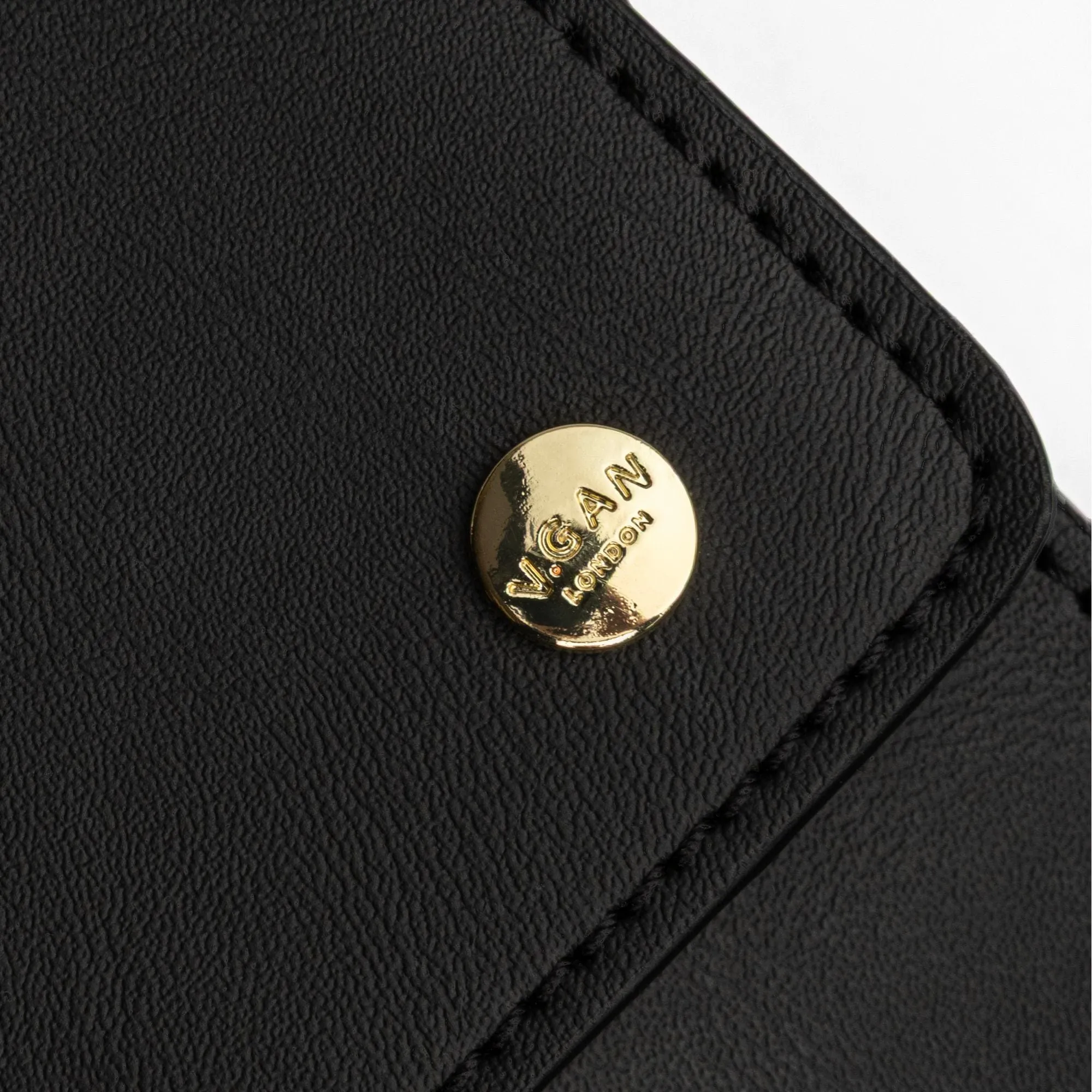 Coco Vegan Leather Tortoiseshell Crossbody Bag | Black