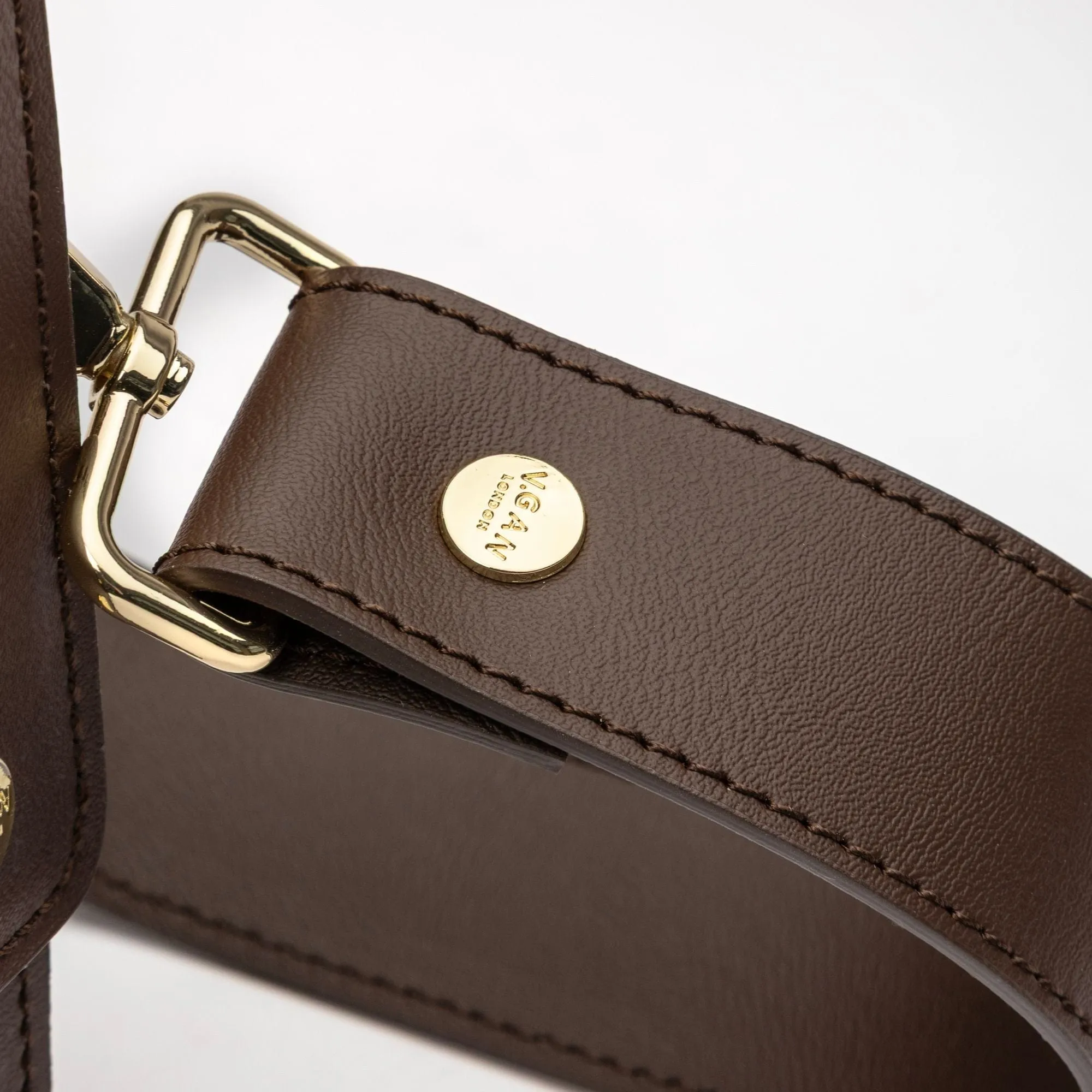 Coco Vegan Leather Tortoiseshell Crossbody Bag | Brown