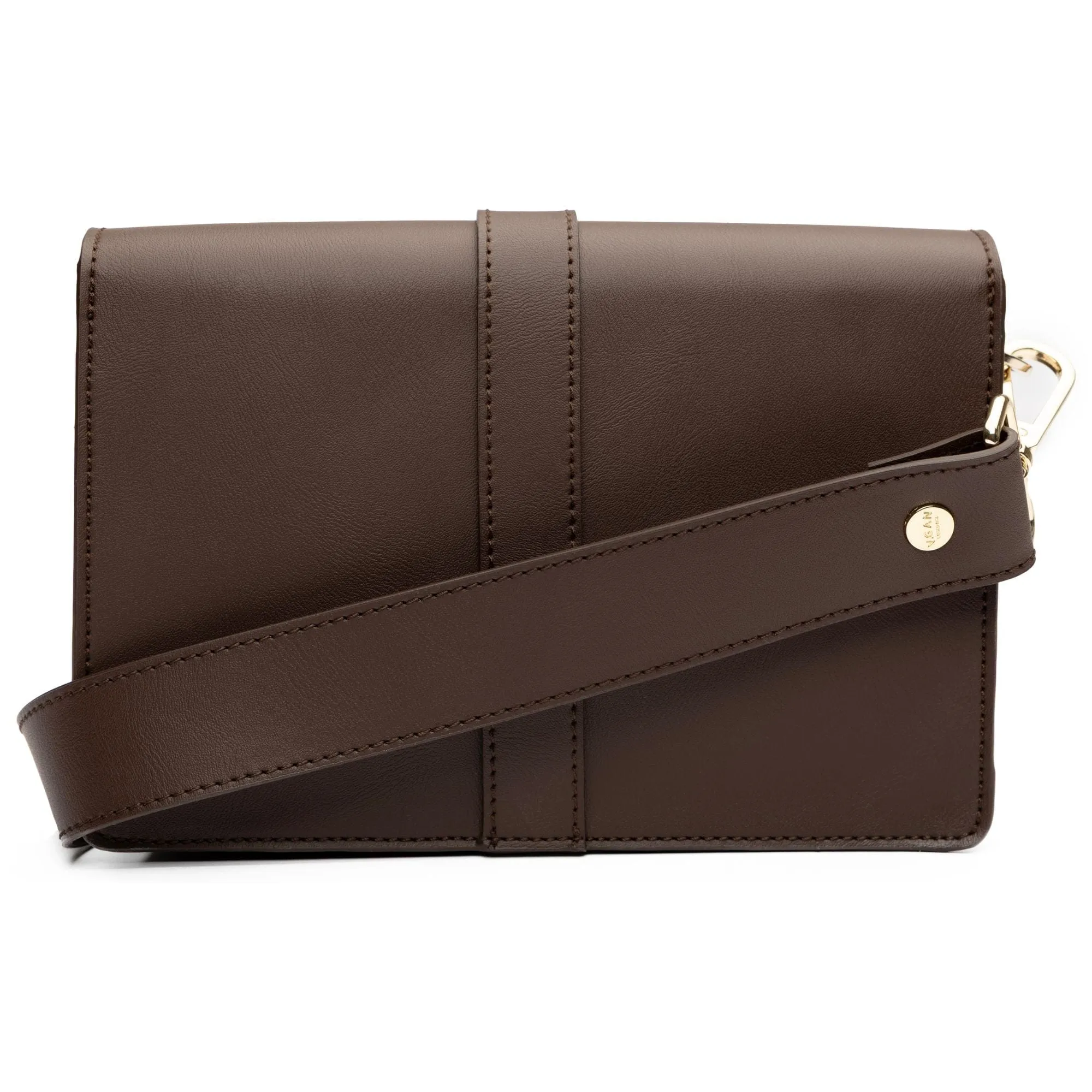 Coco Vegan Leather Tortoiseshell Crossbody Bag | Brown