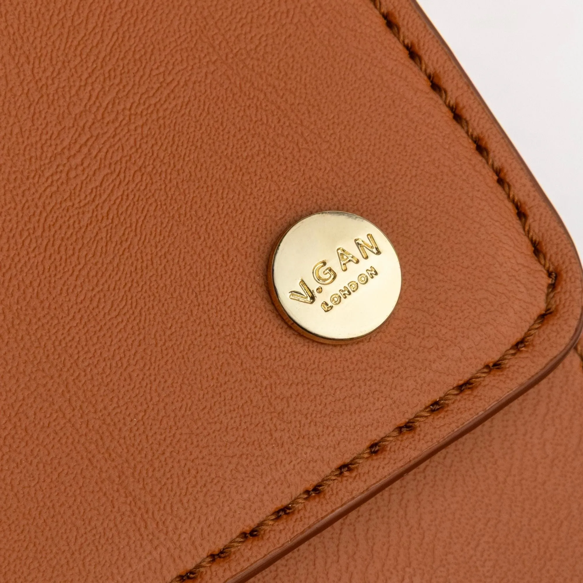 Coco Vegan Leather Tortoiseshell Crossbody Bag | Tan