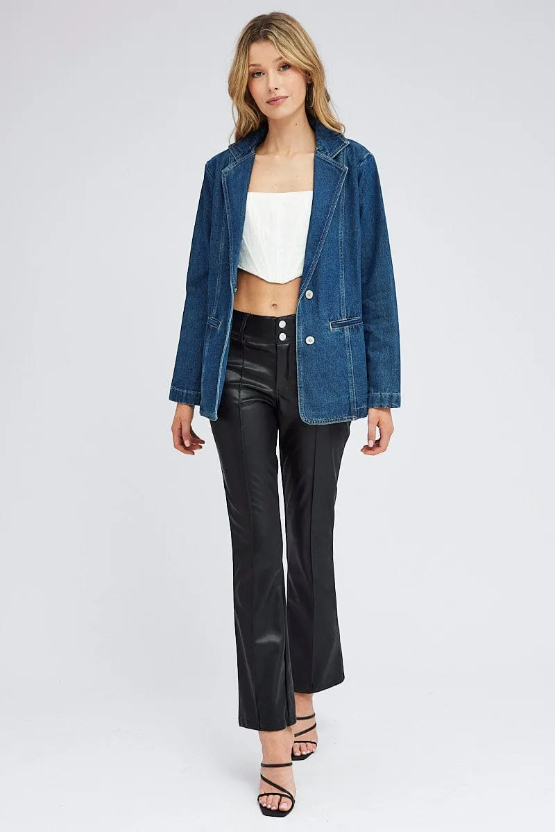 Denim Denim Jacket Long Sleeve