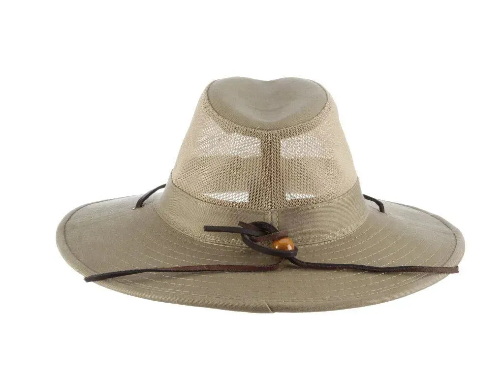 Dorfman Pacific Traveler - Canvas Outback Fedora Hat