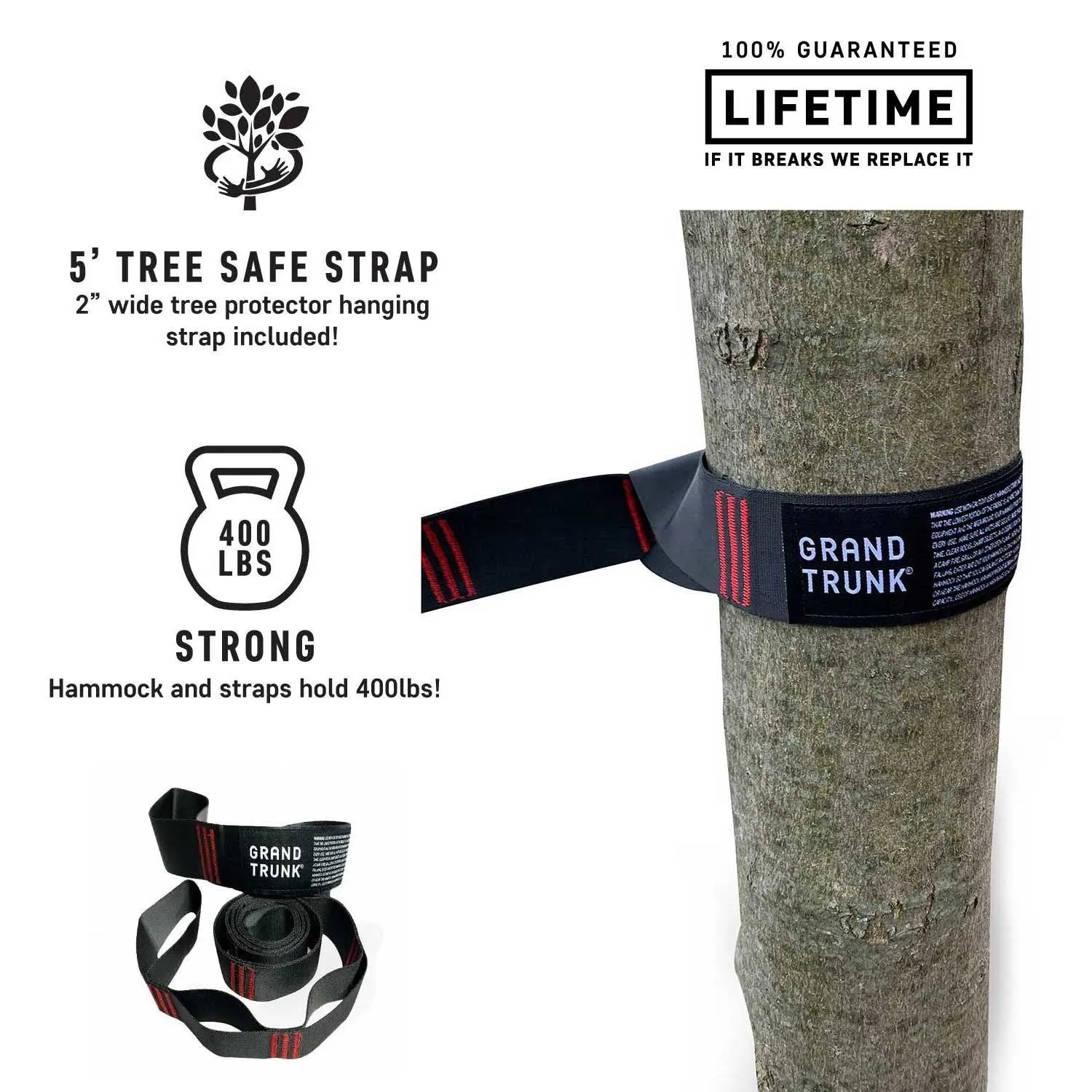 Double Deluxe Hammock w/Strap