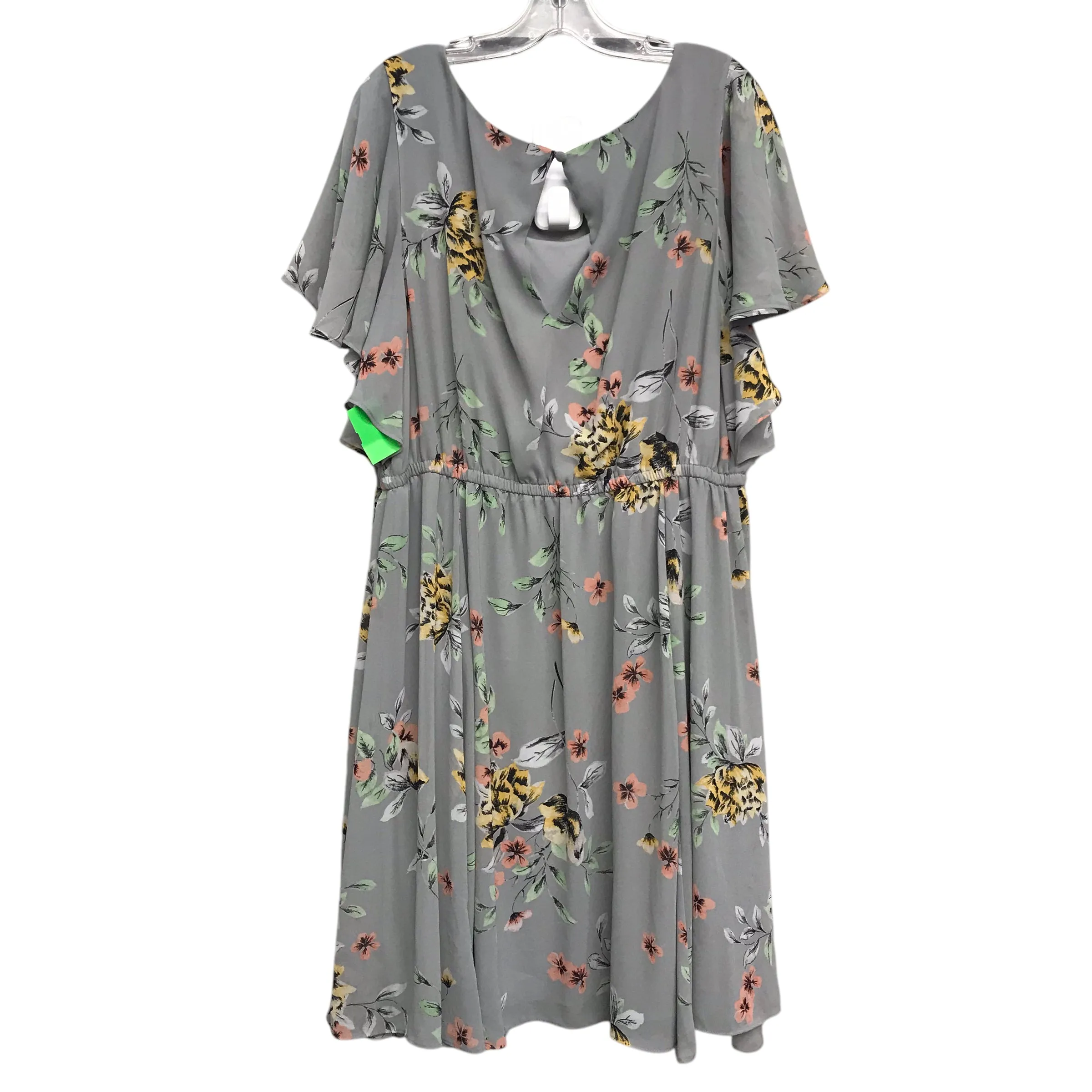 Dress Casual Midi By Torrid In Grey, Size:3
