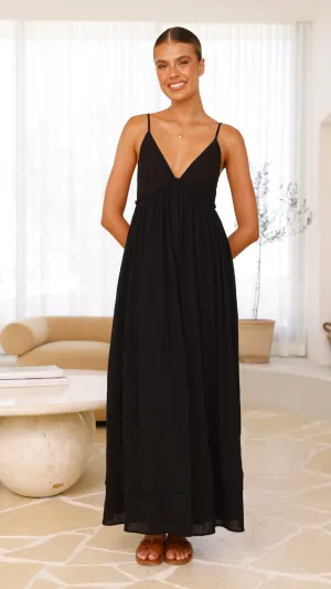 Elouise Maxi Dress - Black