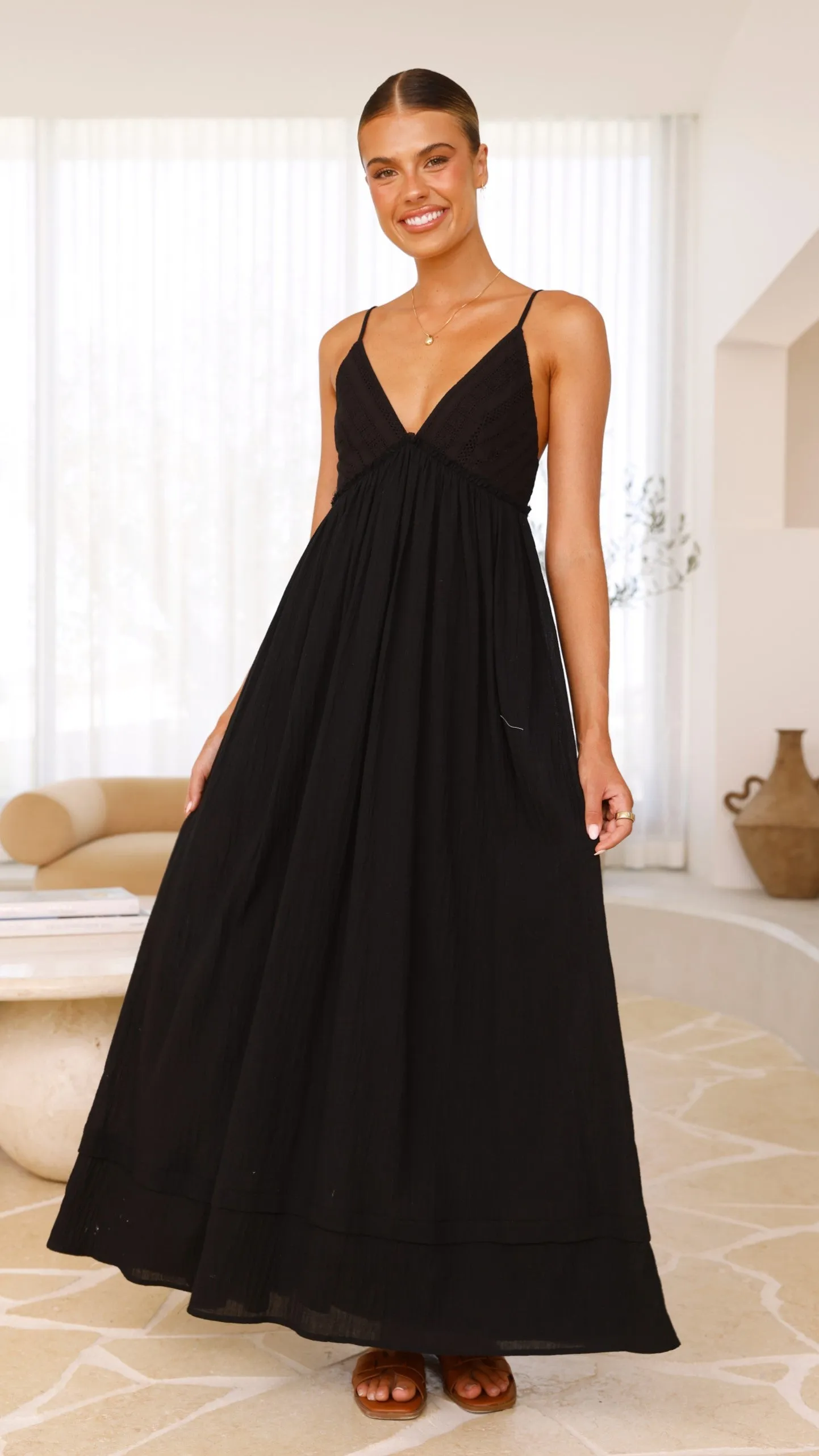 Elouise Maxi Dress - Black