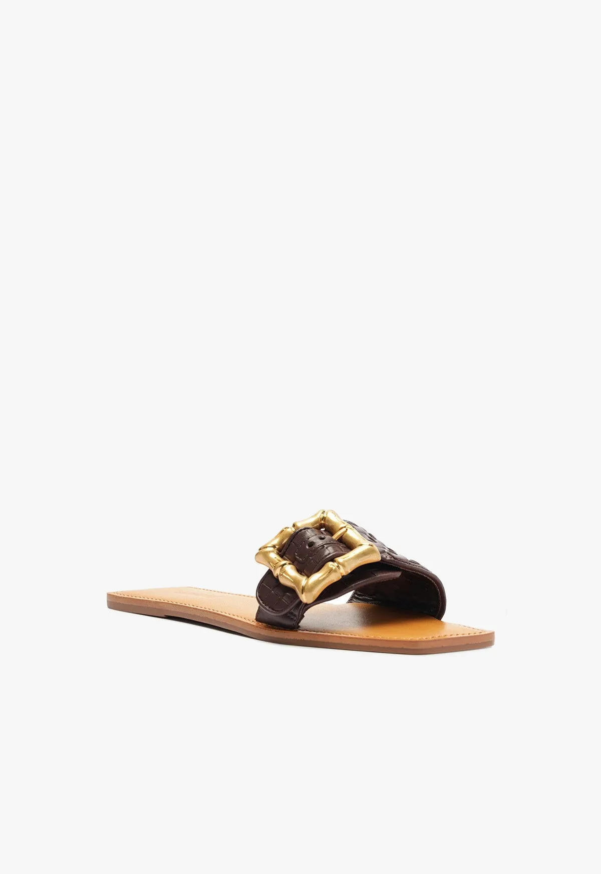 Enola Woven Leather Sandal