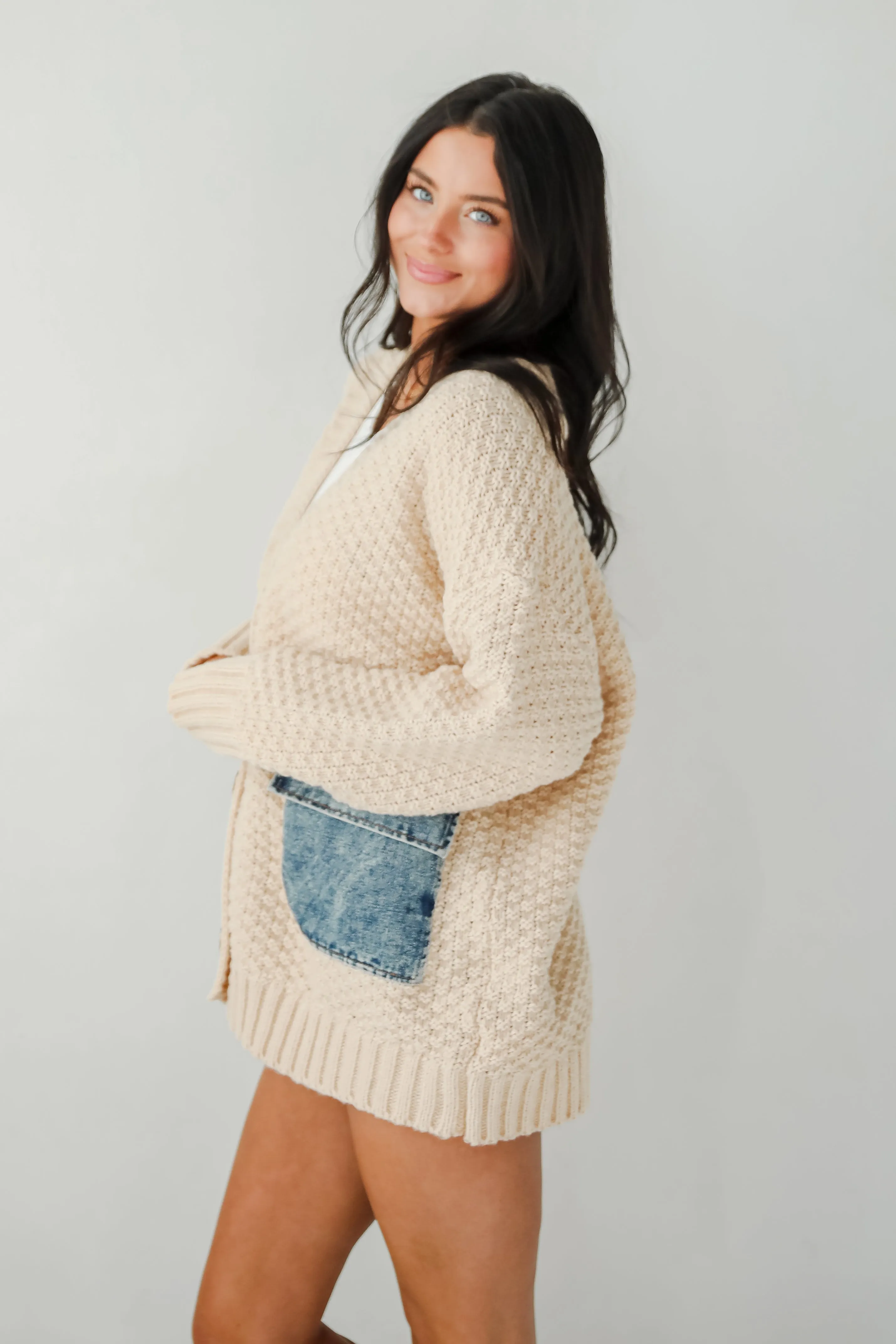 FINAL SALE - Beyond Cozy Cream Oversized Sweater Cardigan