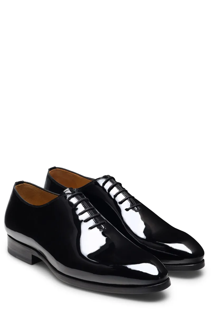 Fleur Patent Lace-Up Shoes