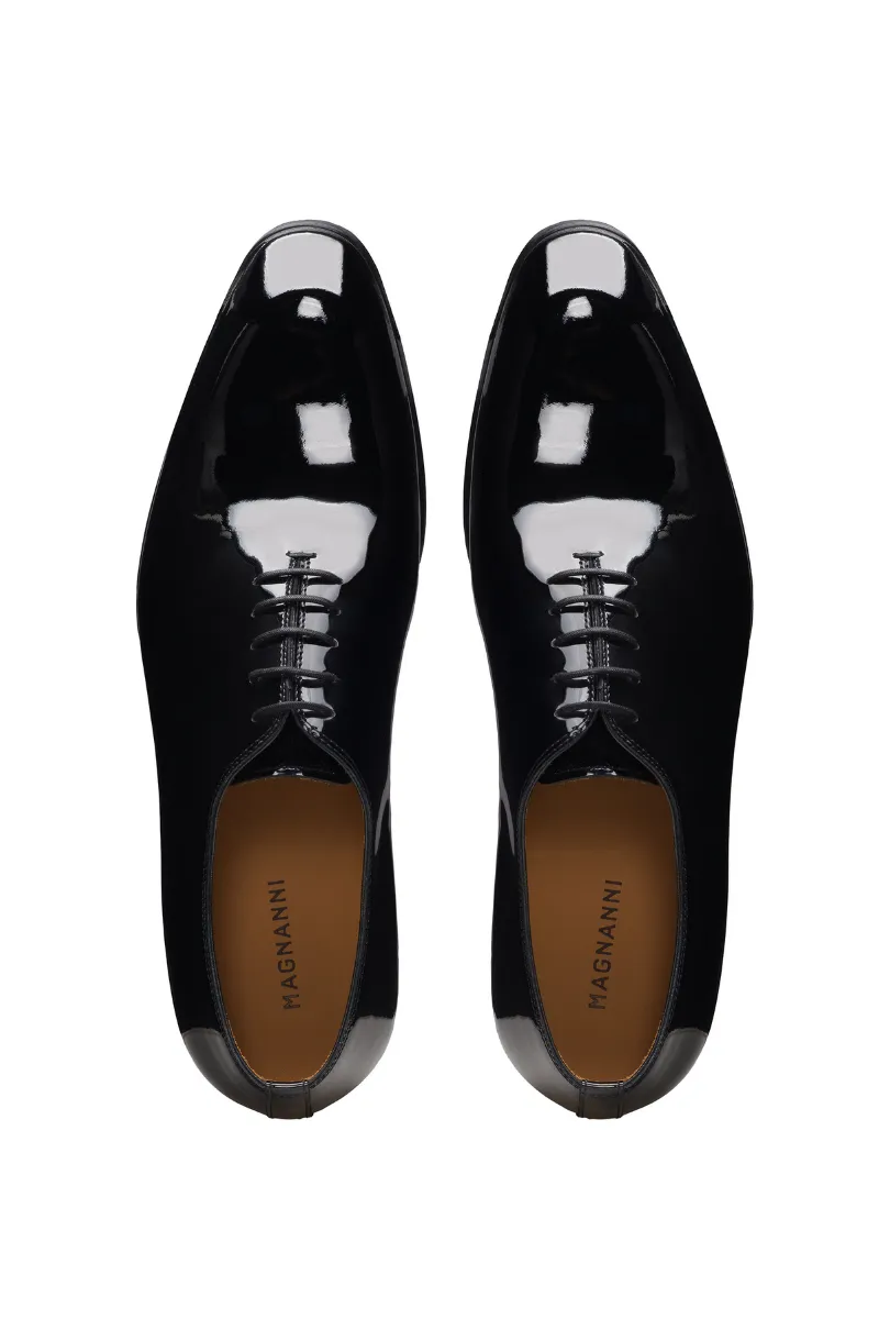 Fleur Patent Lace-Up Shoes