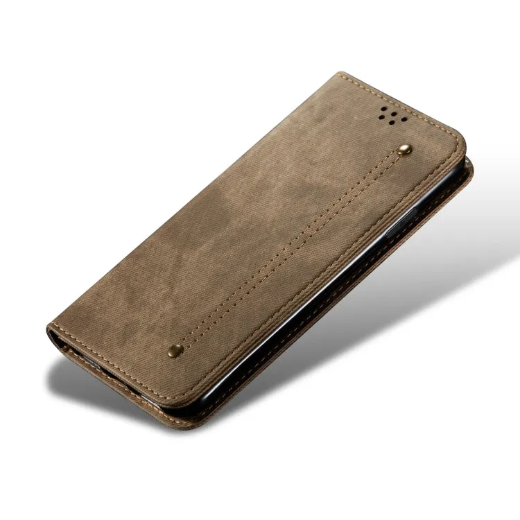 For Xiaomi Mi 11 Denim Texture Casual Style Horizontal Flip Leather Case with Holder  Card