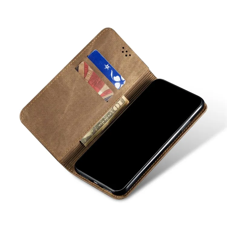 For Xiaomi Mi 11 Denim Texture Casual Style Horizontal Flip Leather Case with Holder  Card