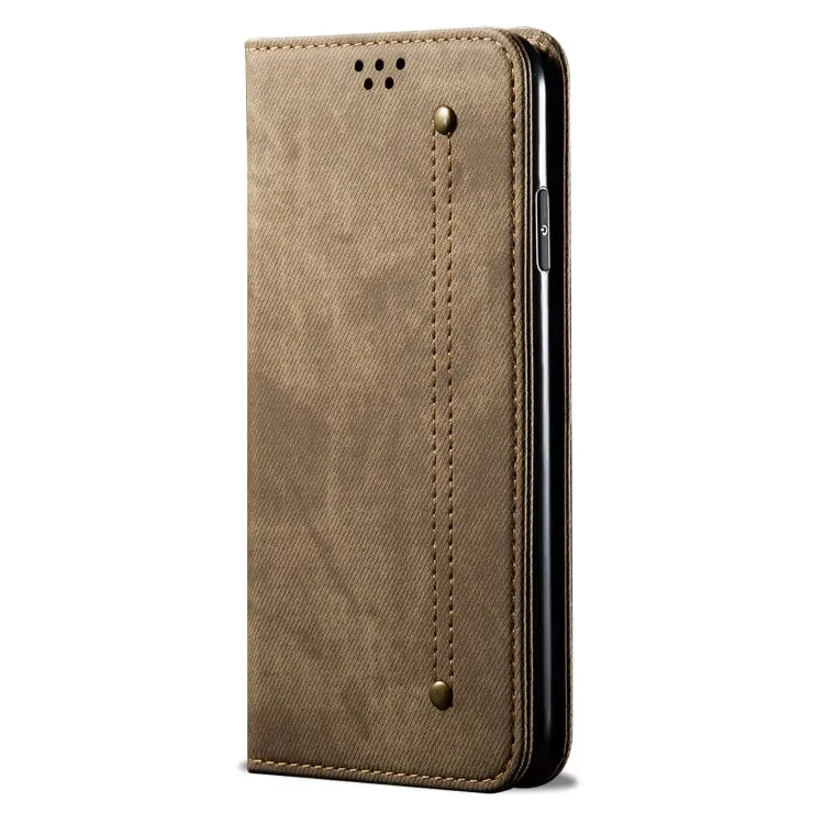 For Xiaomi Mi 11 Denim Texture Casual Style Horizontal Flip Leather Case with Holder  Card