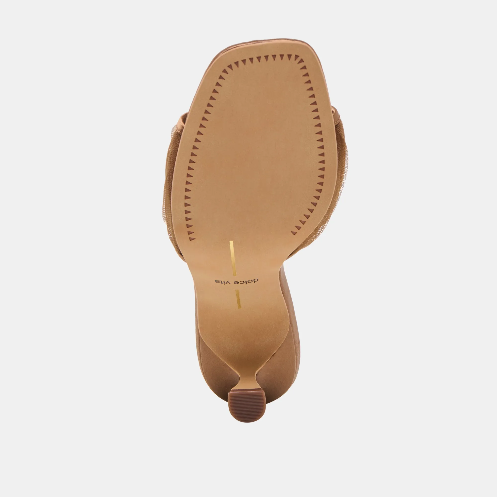 GALEN HEELS MID BROWN TULLE