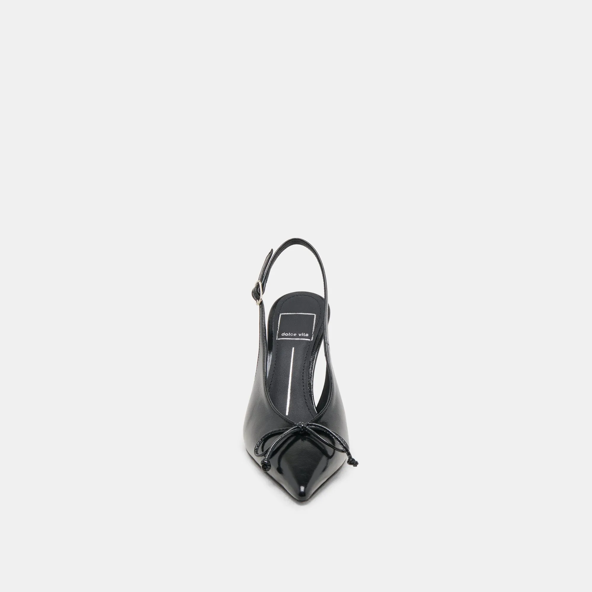 GEENA HEELS BLACK LEATHER