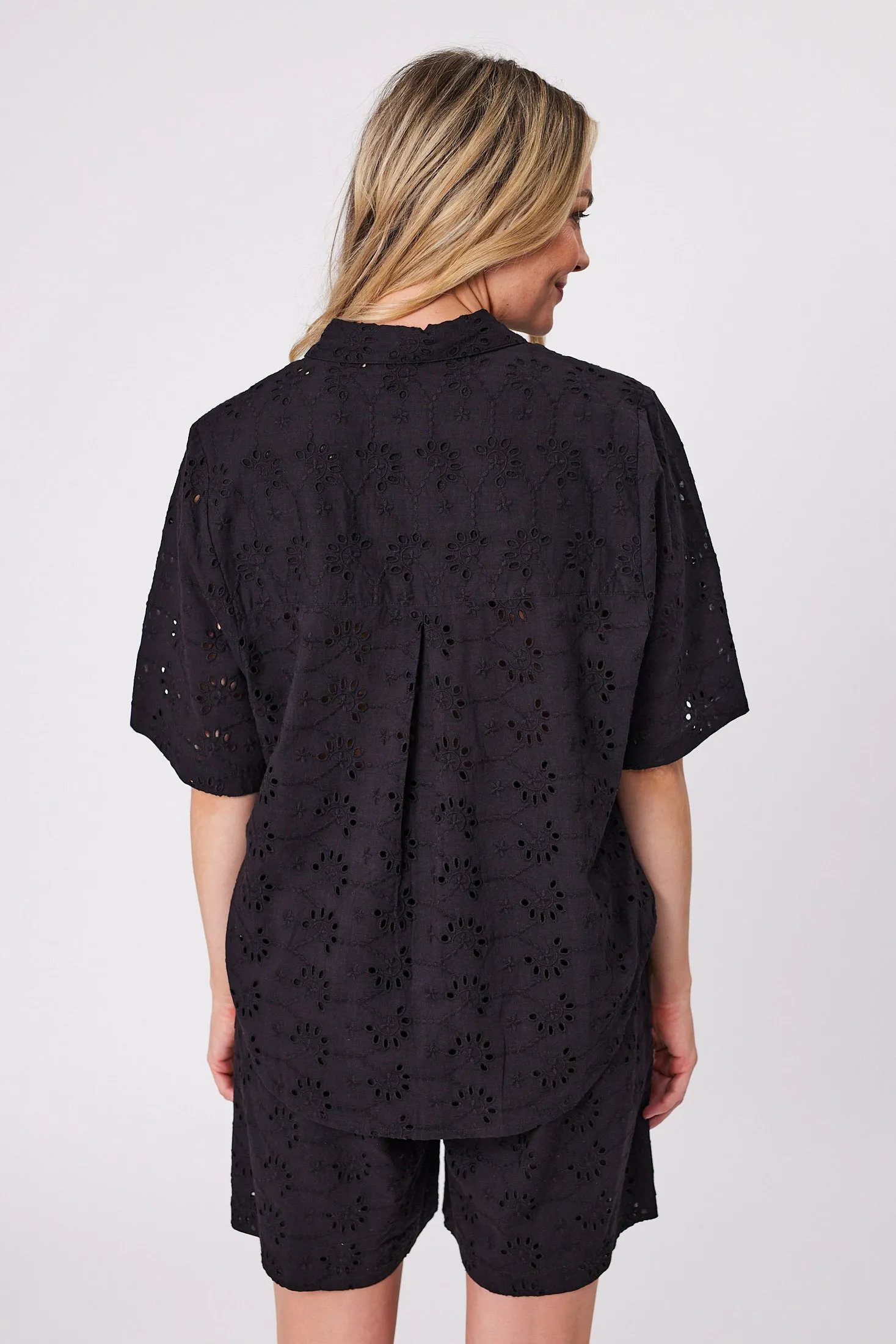Gloss by Shine On Calliope Broderie Shirt