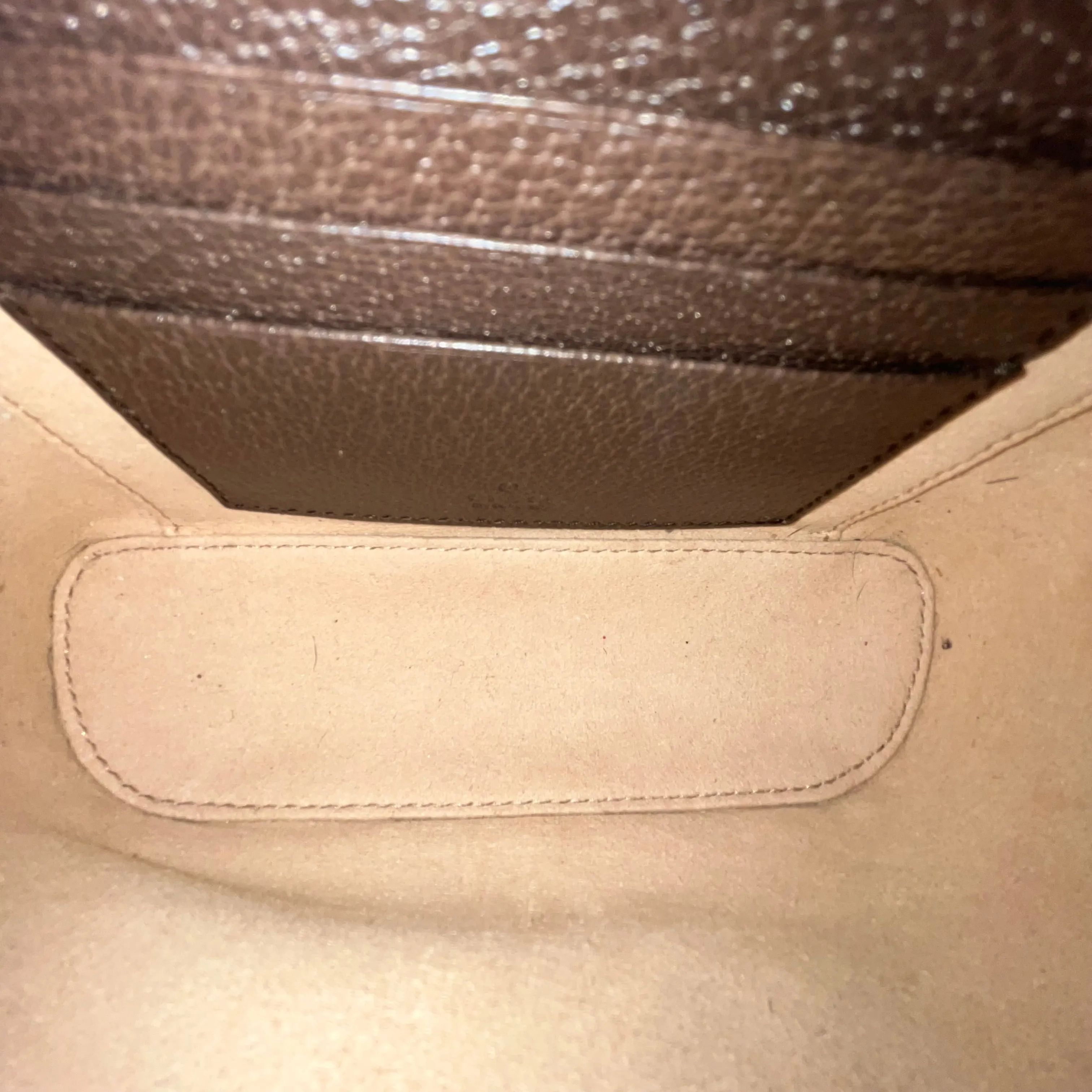 GUCCI Ophidia Chain Belt Bag GG Coated Canvas Small