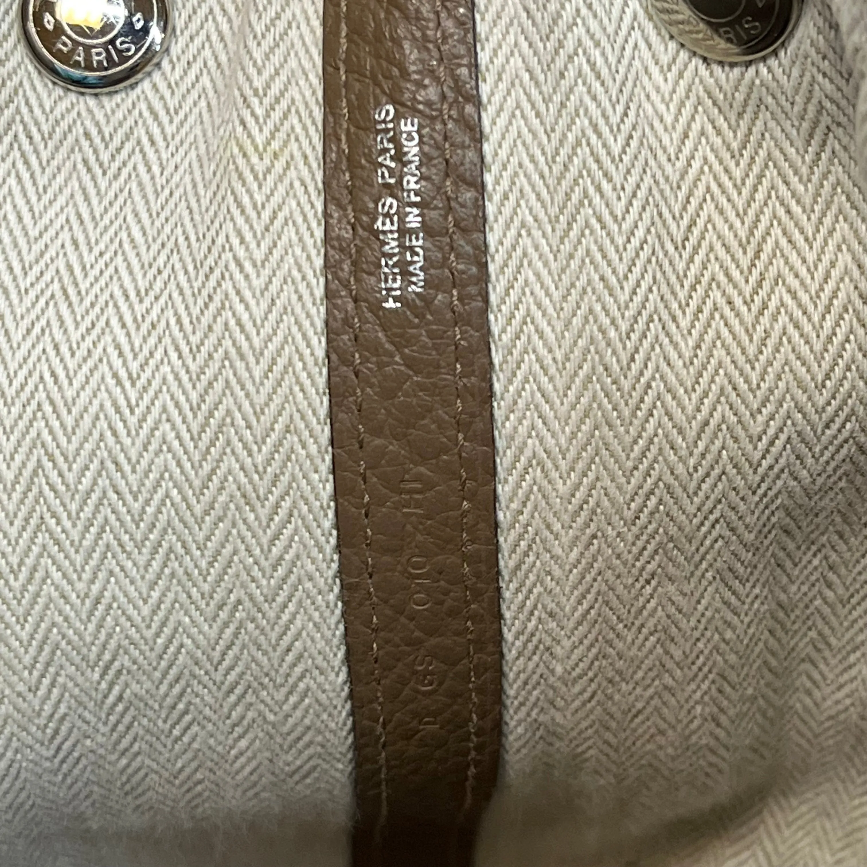HERMES Garden Party Negonda Tote Bag