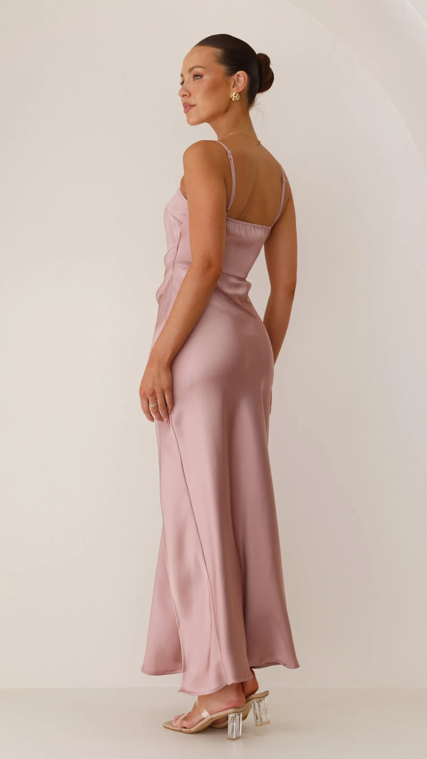 Ilana Maxi Dress - Dusty Pink