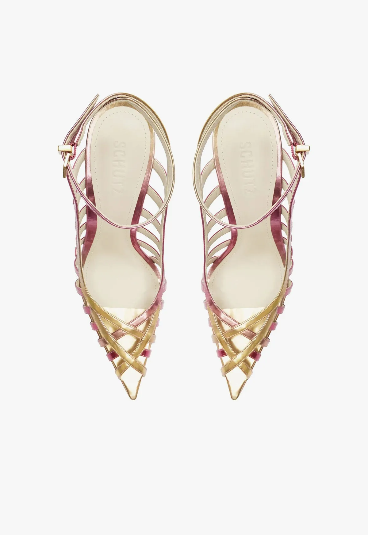 Iris Specchio Leather Pump