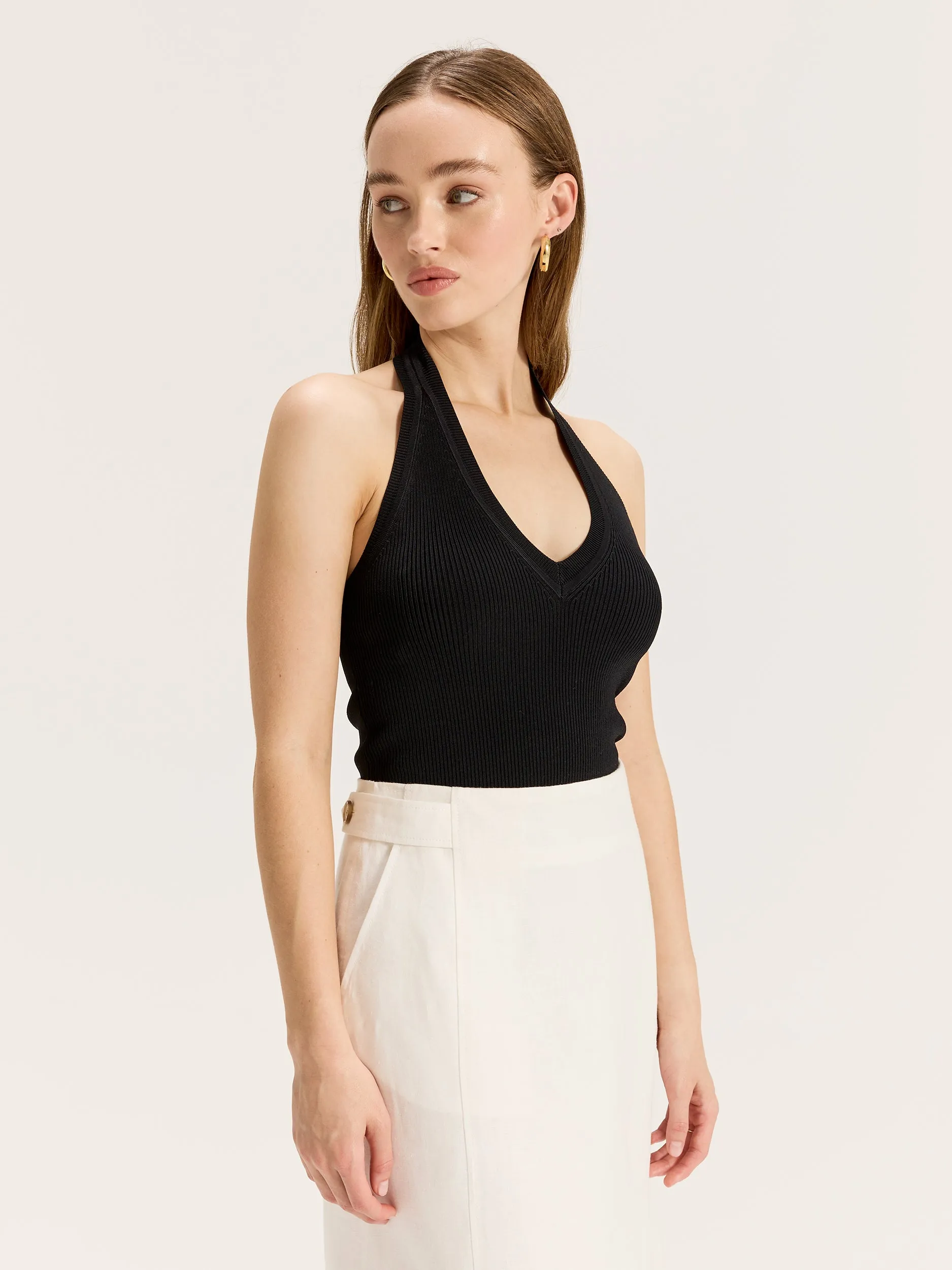 Jennifer Knit Halter Top