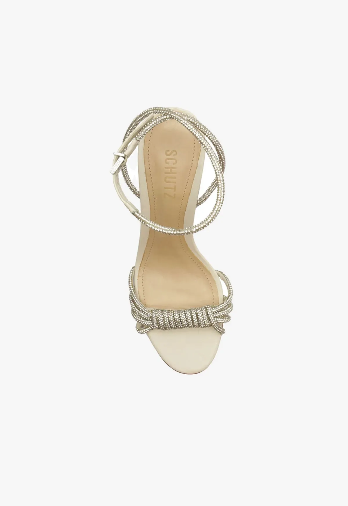 Jewell Block Nappa Leather Sandal