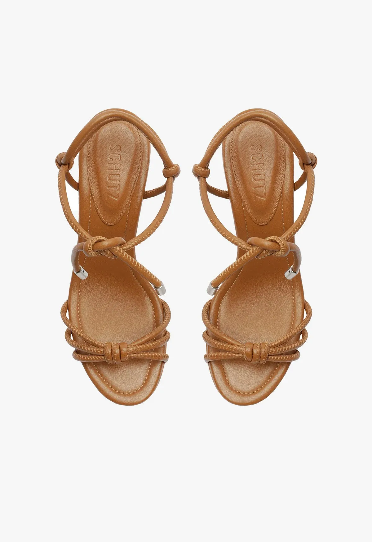 Kate High Block Leather Sandal