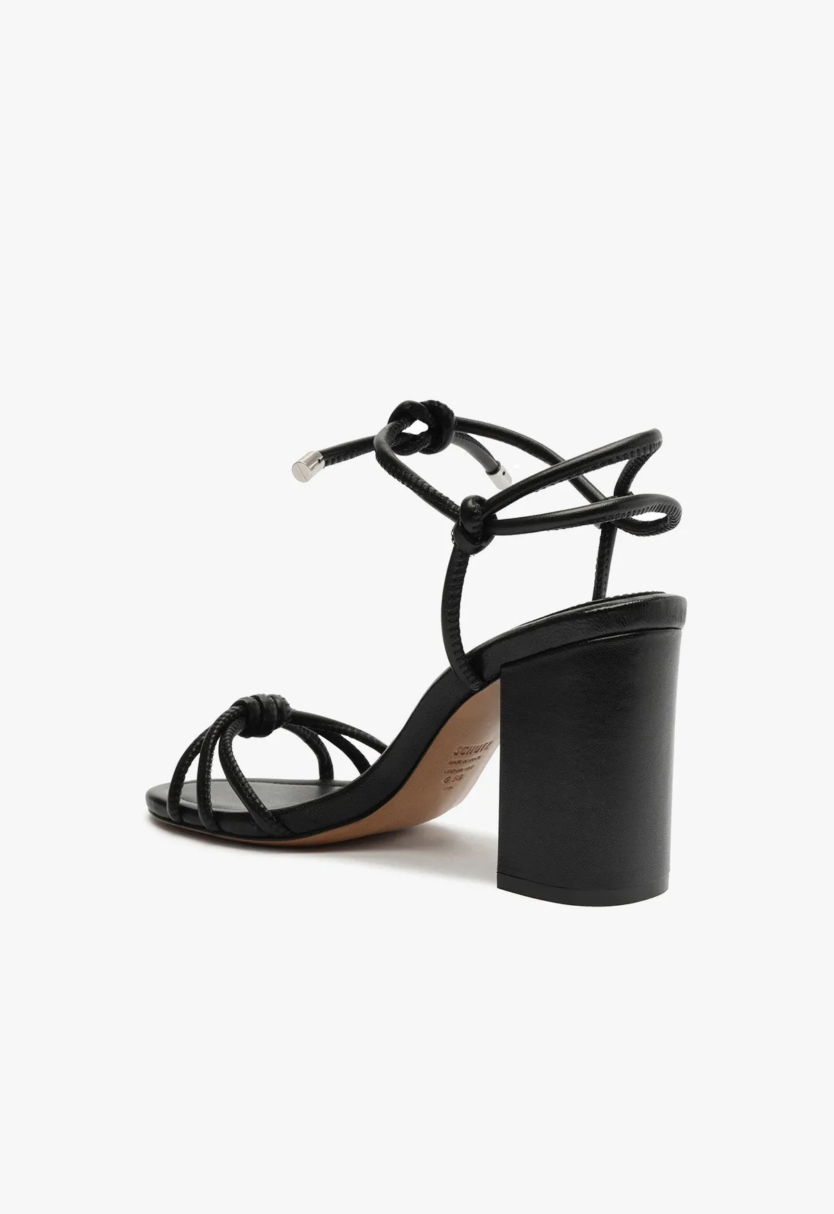 Kate High Block Leather Sandal
