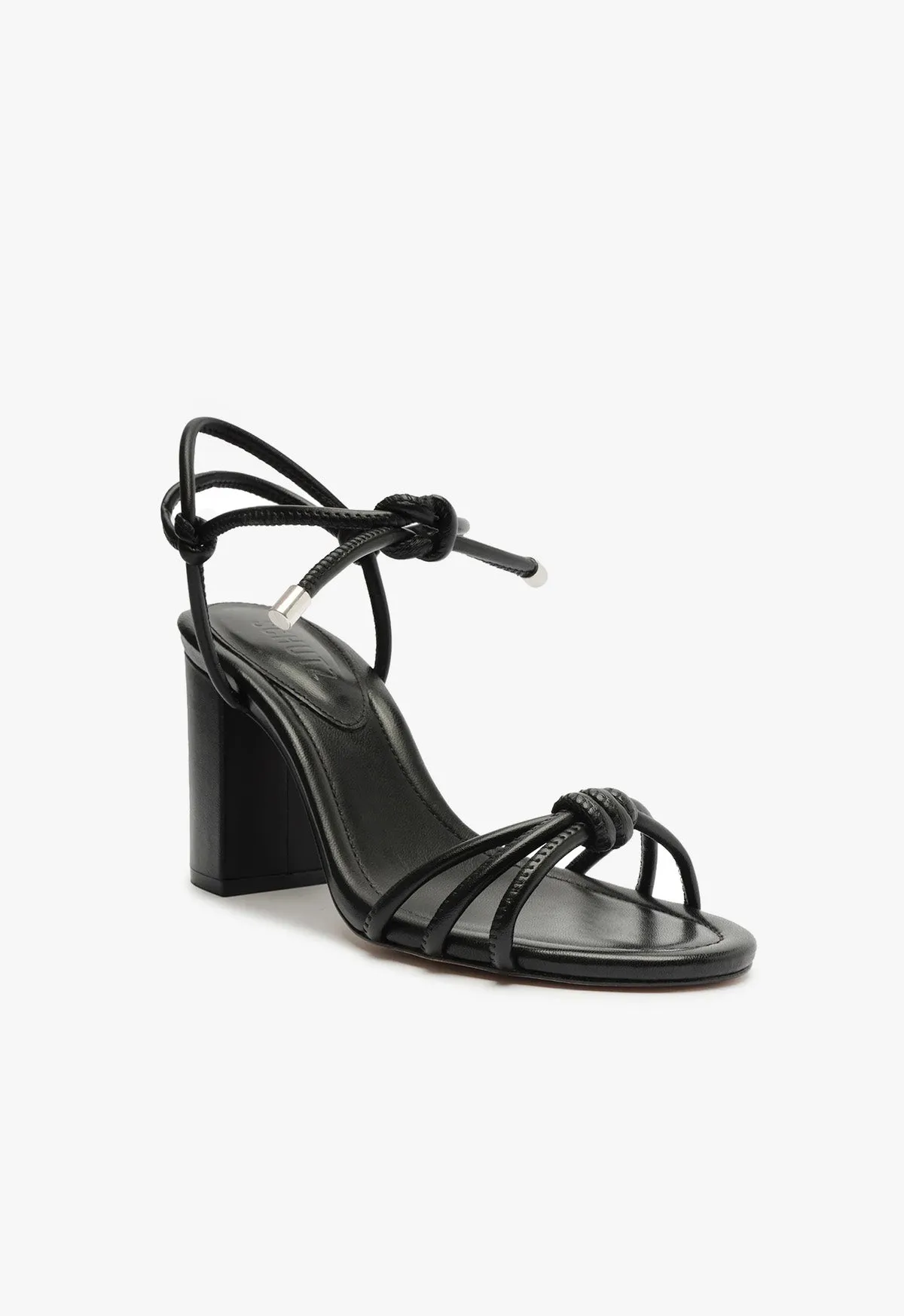 Kate High Block Leather Sandal
